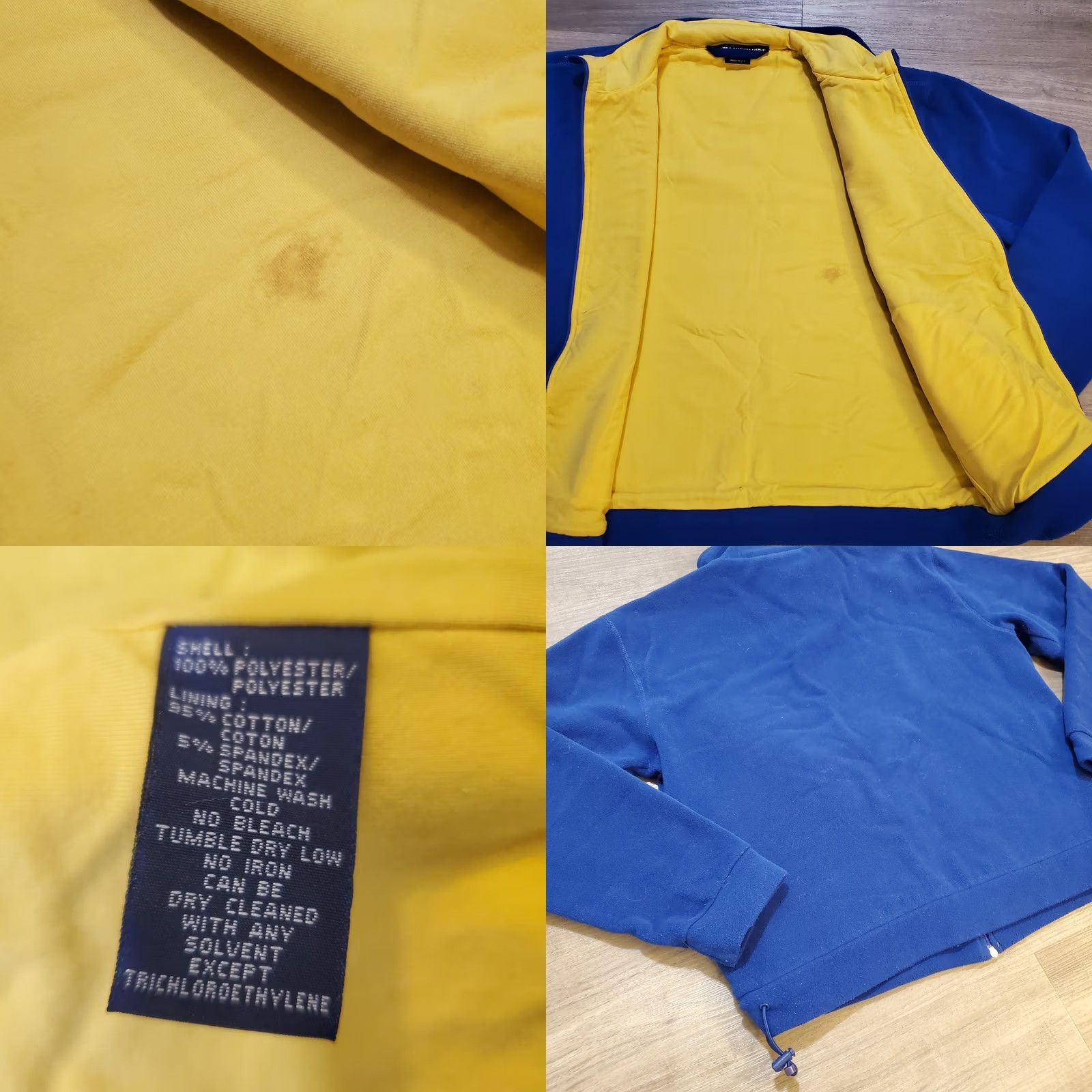 Ralph Lauren VINTAGE Ralph Lauren Golf Jacket Mens M Blue Fleece Full Zip Outdoors Casual Size US M / EU 48-50 / 2 - 8 Thumbnail