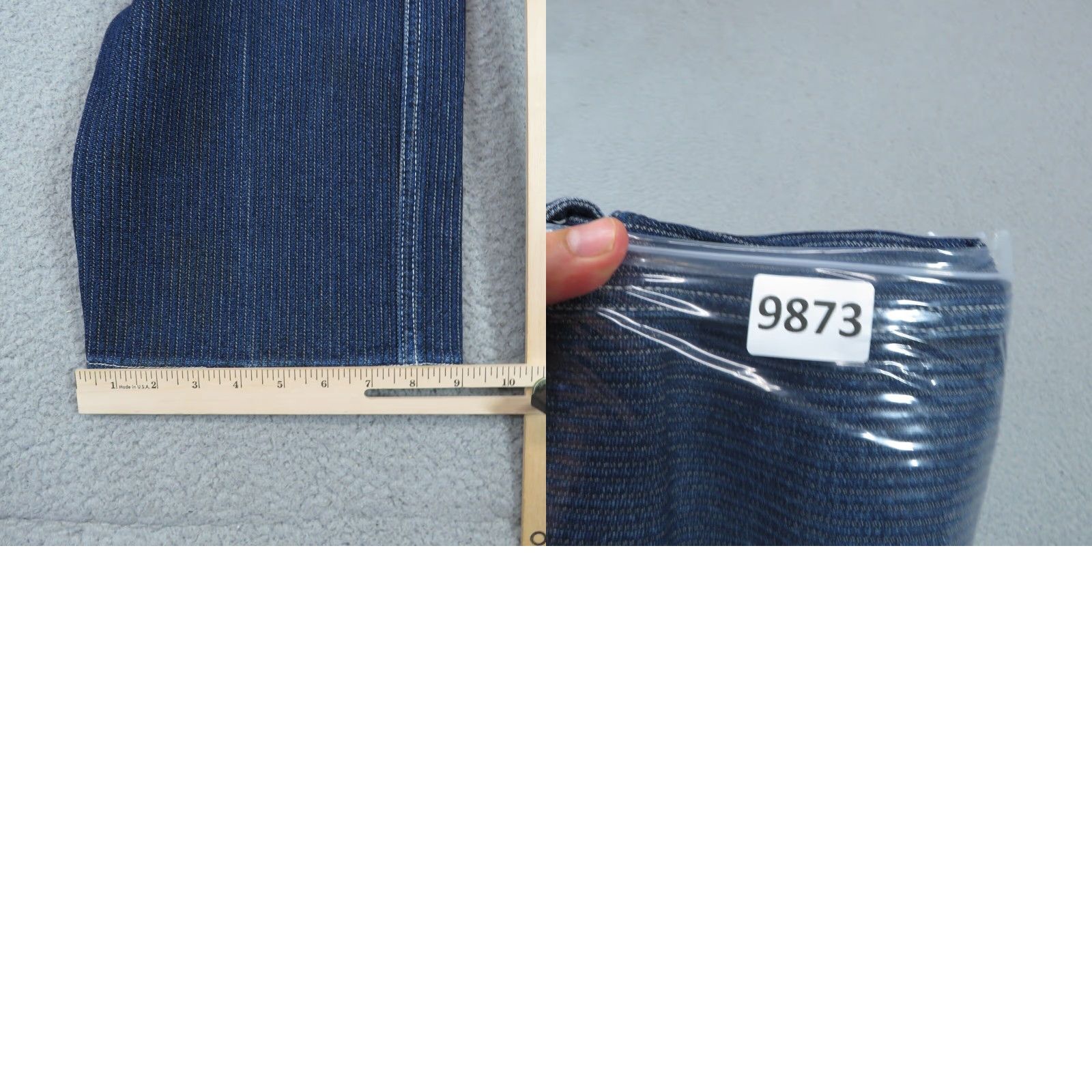 Express VTG Brooklyn Xpress Jeans 38x32 Baggy Y2K Carpenter Skater High Rise Striped Denim 5-Pocket Mens Jeans Size US 38 / EU 54 - 9 Thumbnail