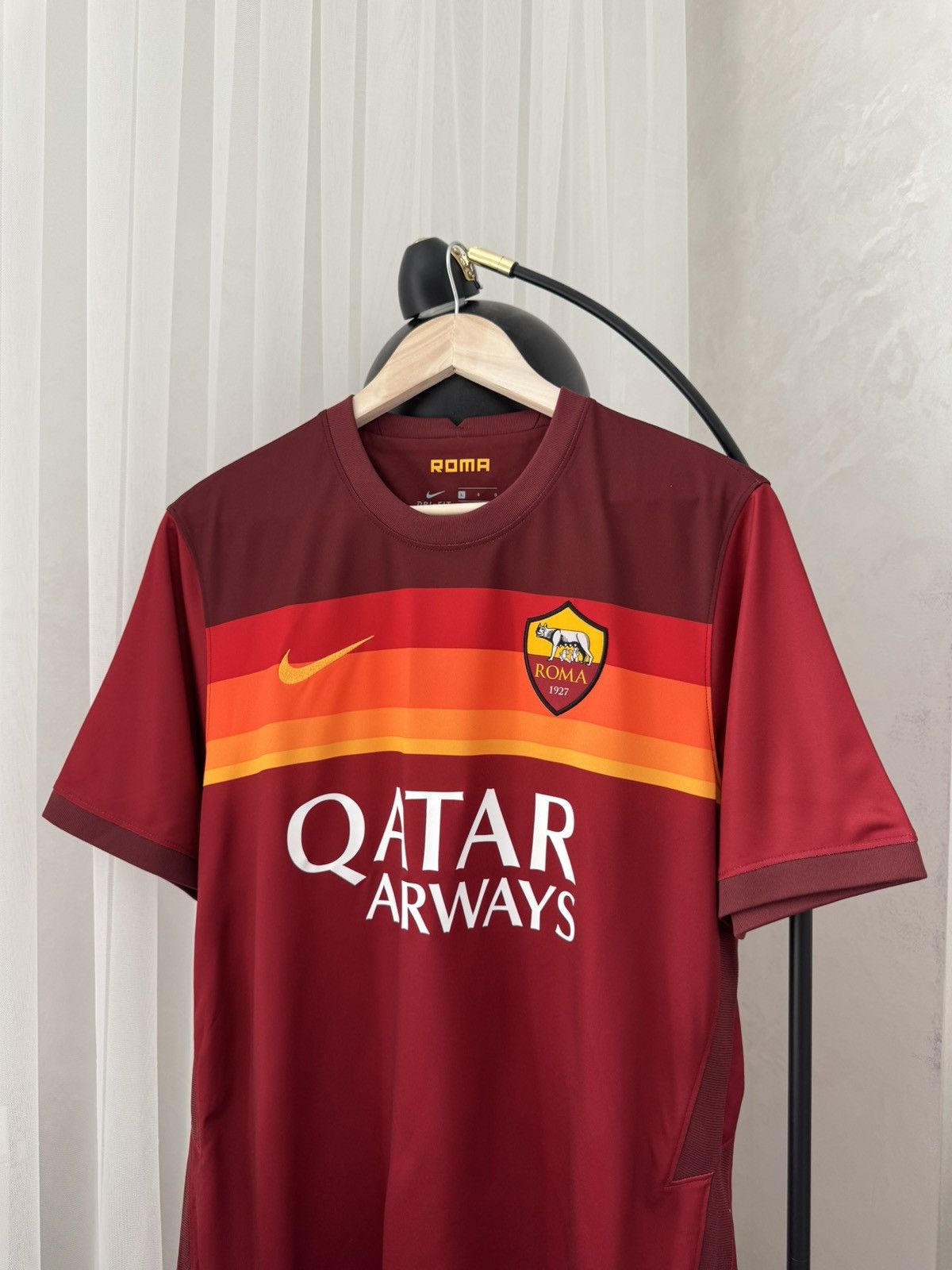 Nike Nike Roma Italy Soccer Maglia CD4248 614 Home Jersey 2020-21 Size US L / EU 52-54 / 3 - 2 Thumbnail