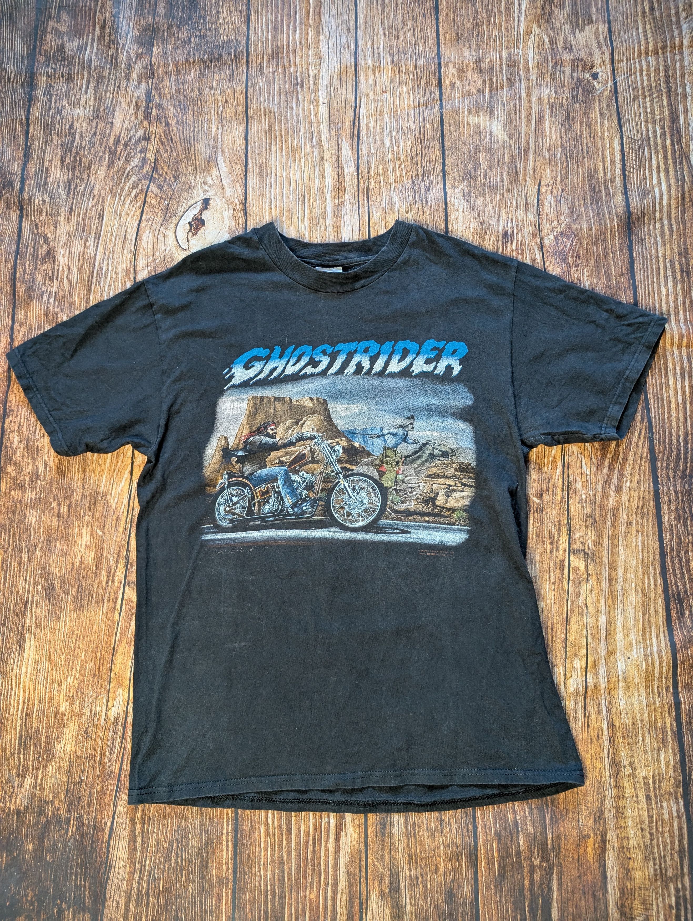 Harley Davidson × Vintage Ghostrider 1990 vintage t shirt 