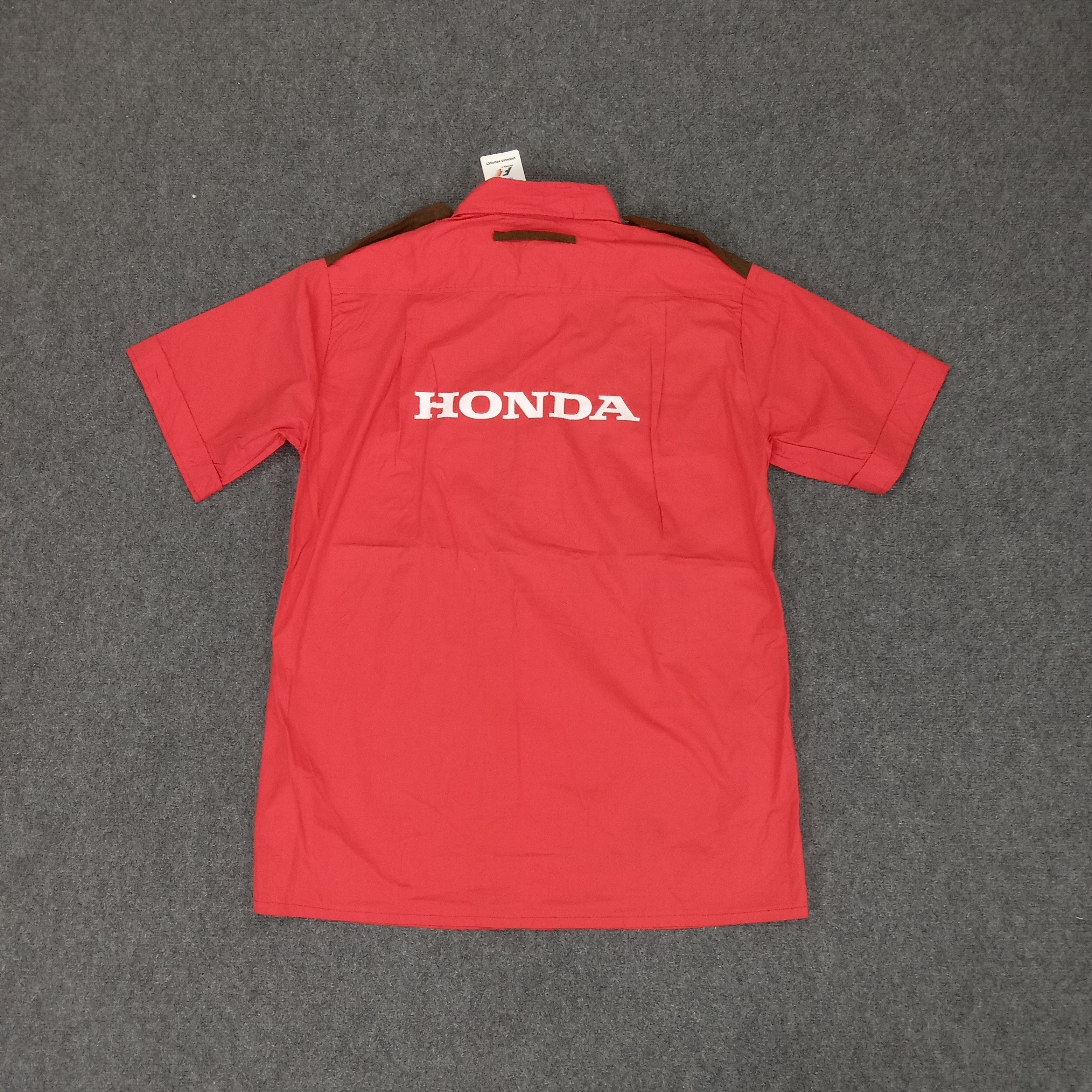 Honda × Vintage Honda Formula One F1 Racing Shirt Button Up Size US L / EU 52-54 / 3 - 1 Thumbnail