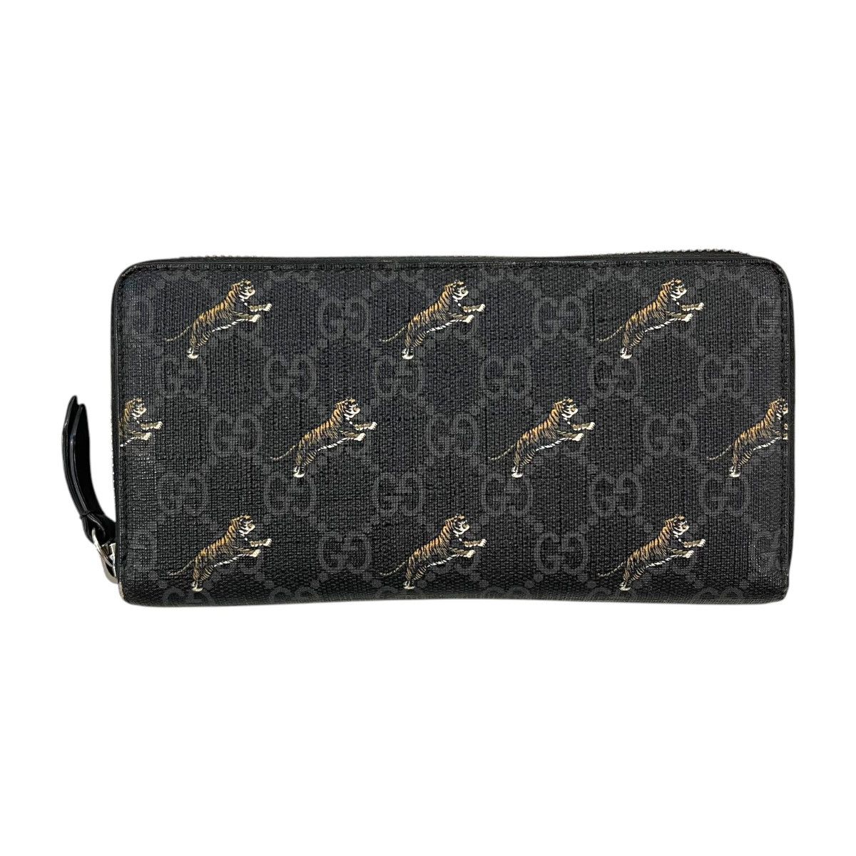 Gucci Gucci Leaping Tiger Monogram Continental Zip Around Wallet Size ONE SIZE - 1 Thumbnail