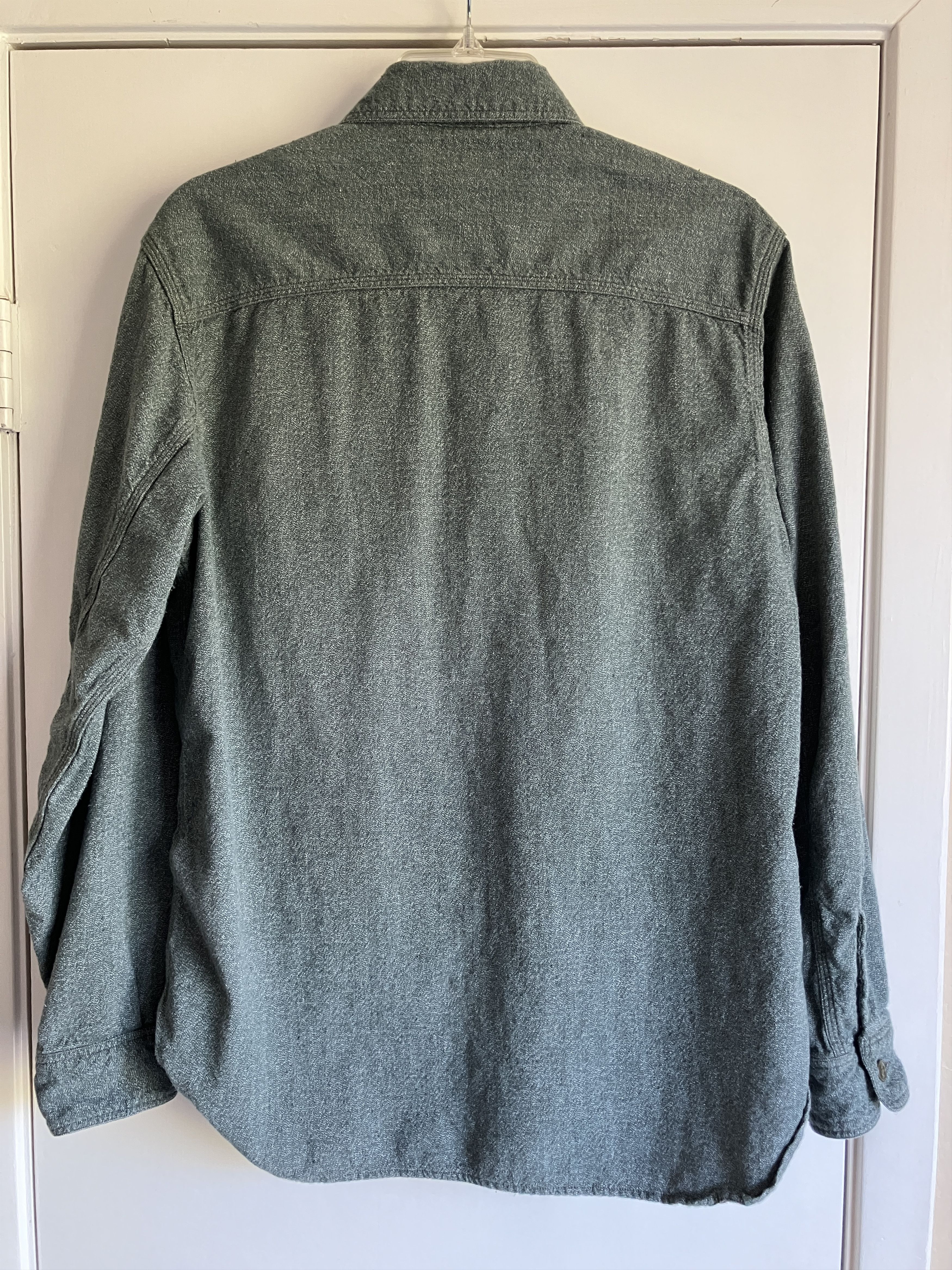 Full Count & Co. 4058 covert chambray work shirt Size US M / EU 48-50 / 2 - 2 Thumbnail