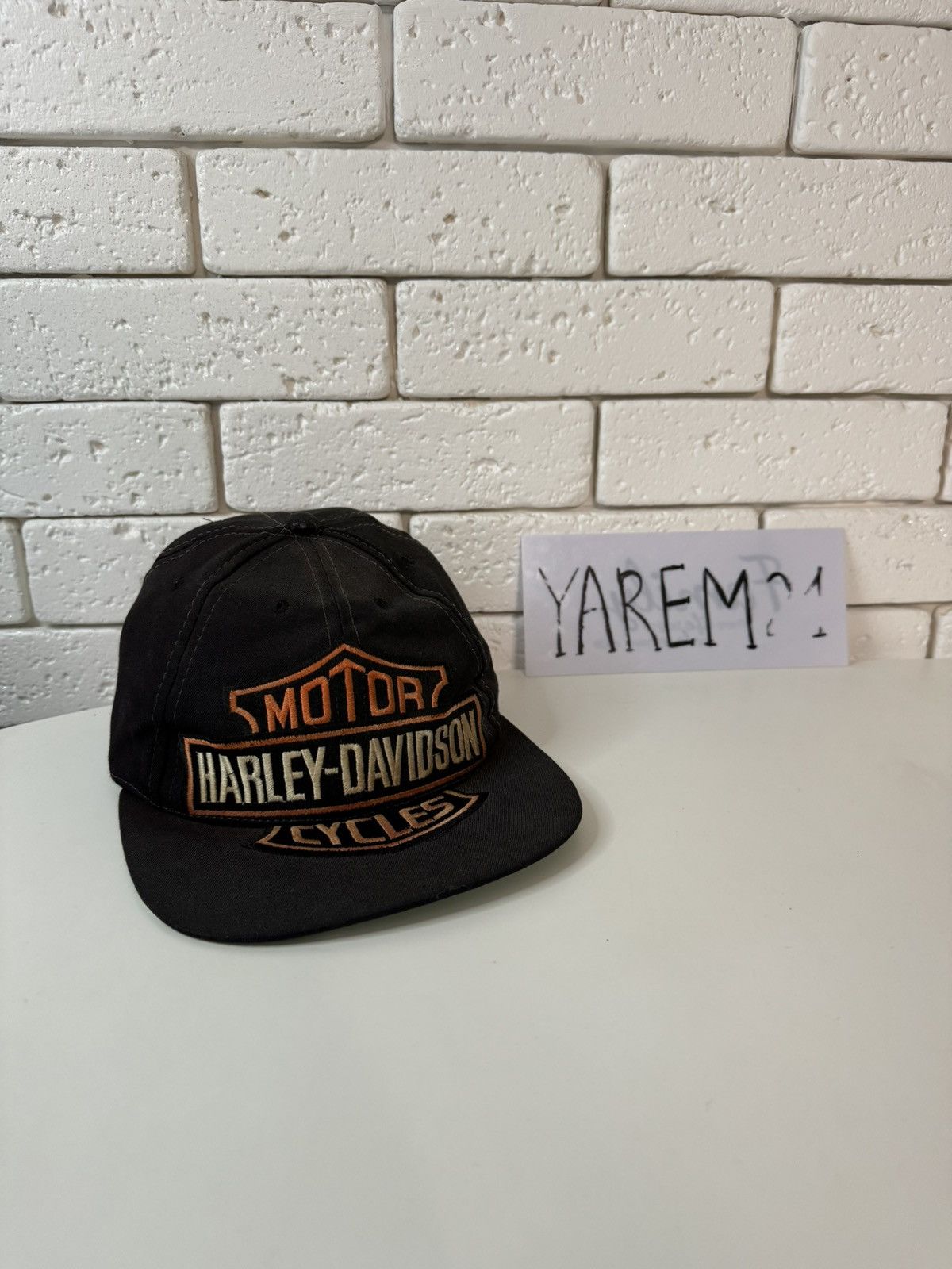 Vintage Harley Davidson 3D logo vintage rare cap hat Size ONE SIZE - 1 Thumbnail