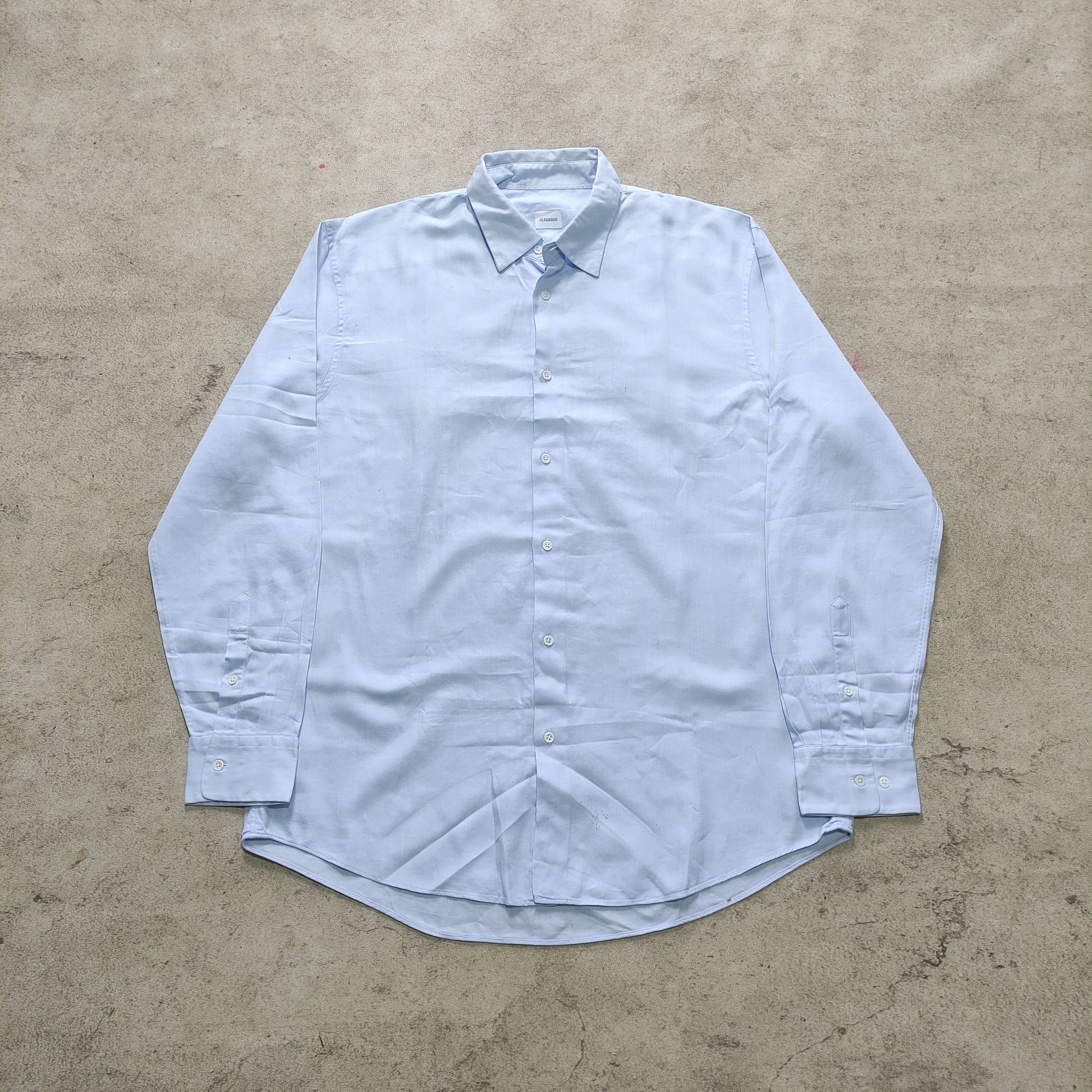 Jil Sander Jil Sander Button Up Shirt Tailor Made Size US S / EU 44-46 / 1 - 3 Thumbnail