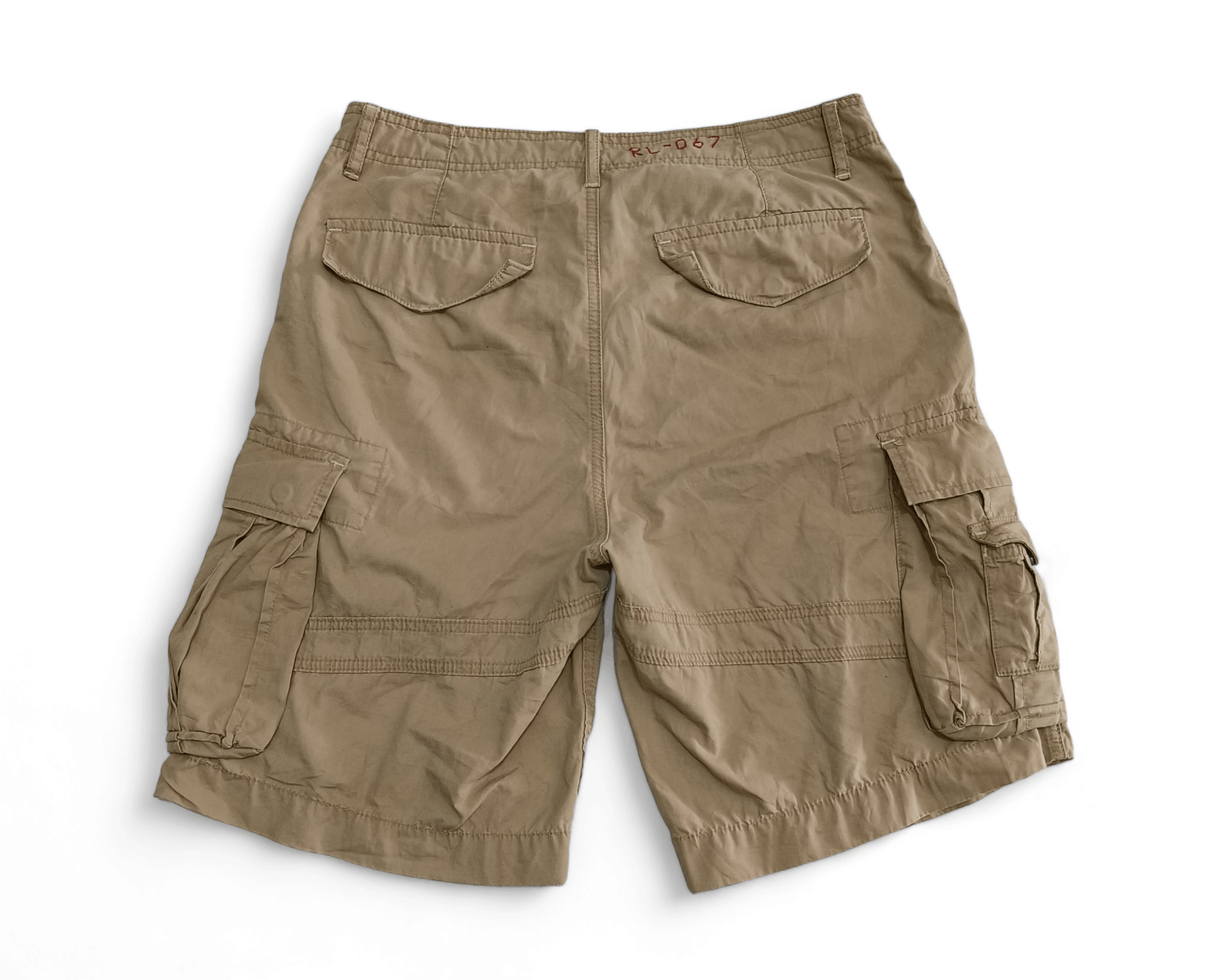 Polo Ralph Lauren Vintage Polo Ralph Lauren PRL Men's Military Cargo Shorts Size US 31 - 3 Thumbnail