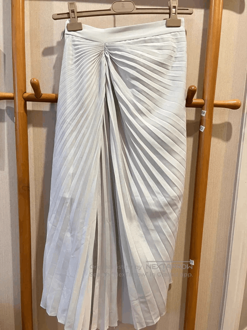 Brunello Cucinelli Brunello Cucinelli Irregular pleated skirt Size 24" / US 00 / IT 34 - 3 Thumbnail