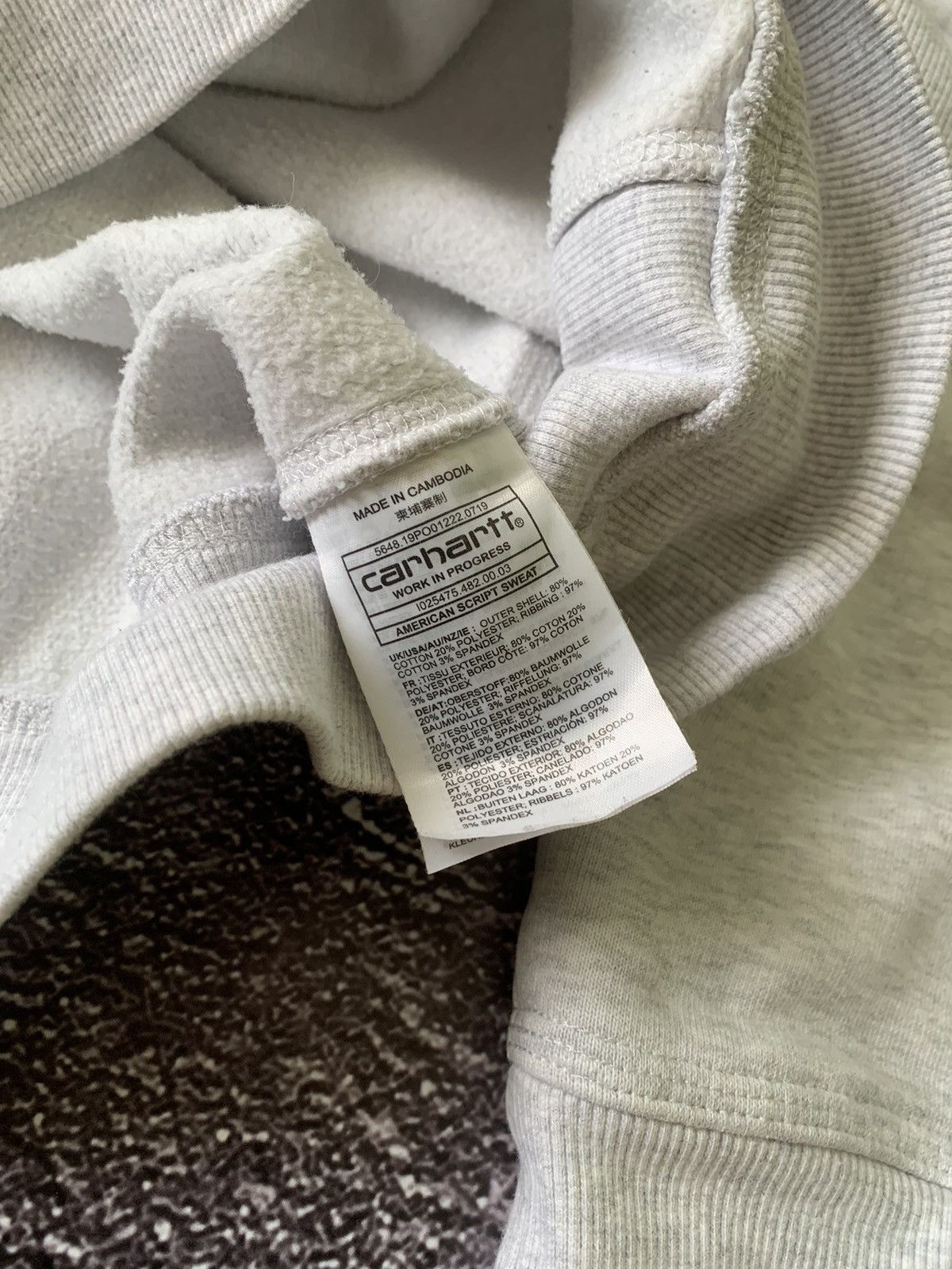 Carhartt Carhartt American Script Grey Sweatshirt Size US S / EU 44-46 / 1 - 5 Thumbnail
