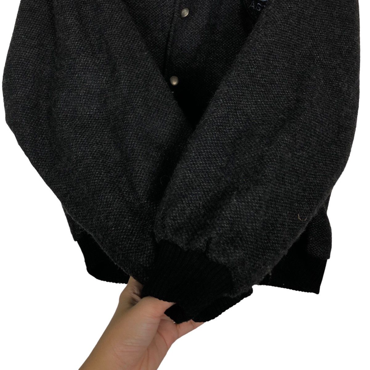 Vintage 🔥90’s Herringbone Wool Bomber Jacket Inter Casual Milano Size US M / EU 48-50 / 2 - 13 Thumbnail