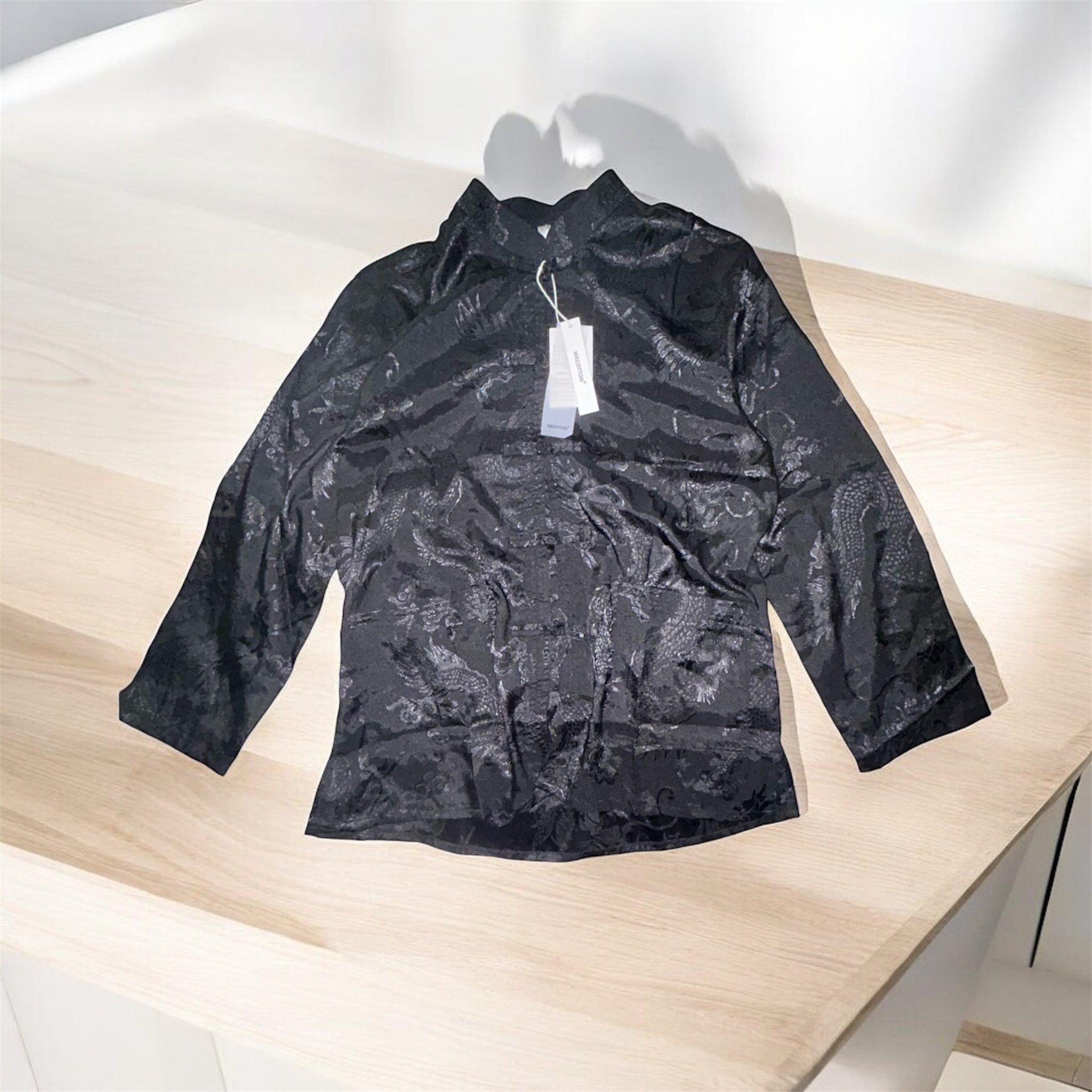 Other Wecotton stylish black 41 long sleeve shirt for men Size US XL / EU 56 / 4 - 1 Thumbnail