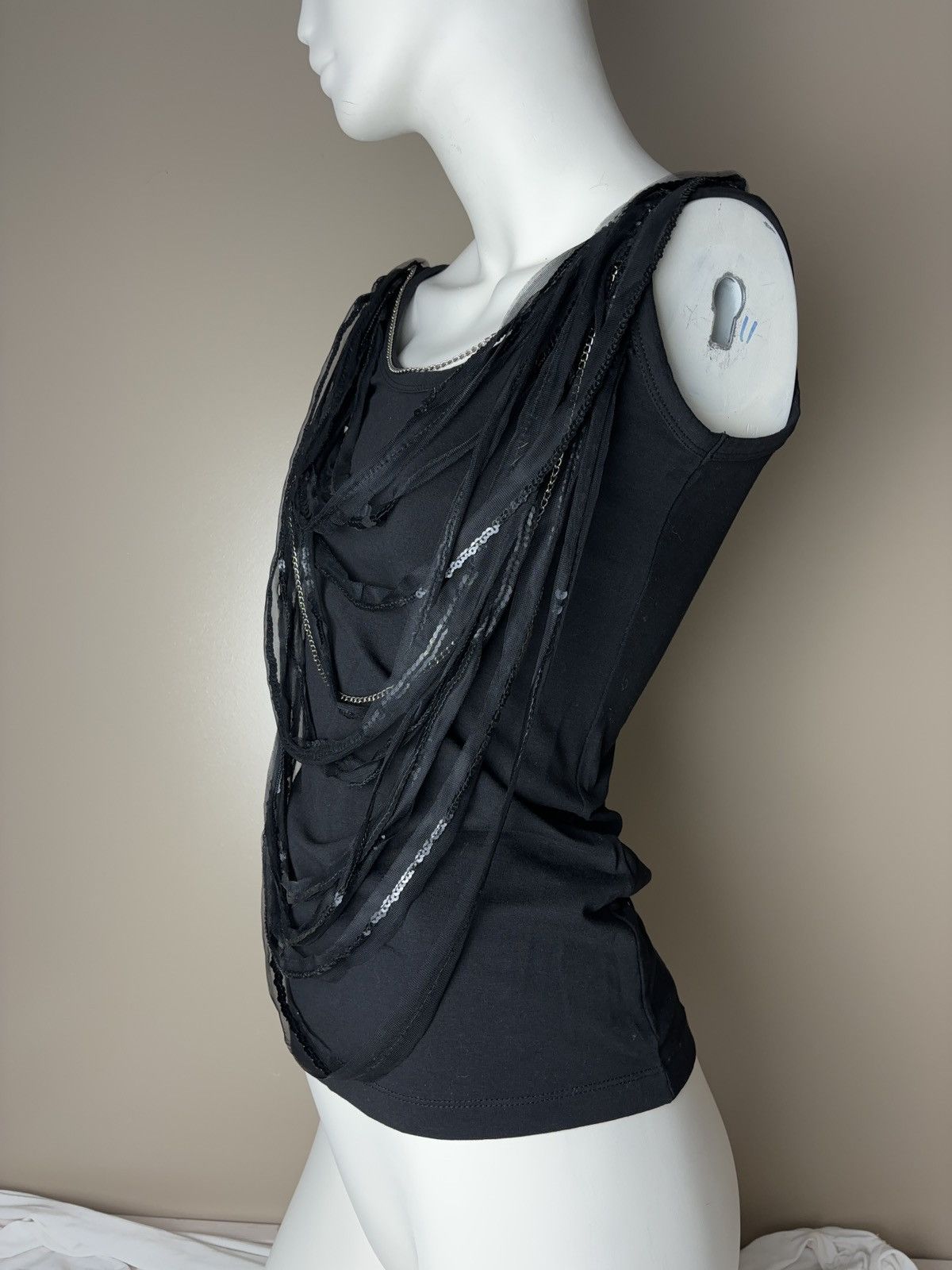Japanese Brand × Vintage Glamour jewelry details vintage tank top Size S / US 4 / IT 40 - 5 Thumbnail