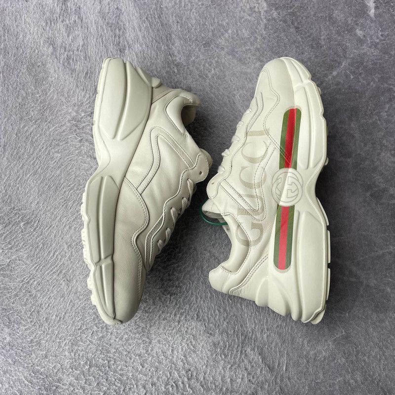 Gucci Gucci Rhyton Logo Low-Top Sneaker for Men - Size US 8 / EU 41 - 8 Thumbnail
