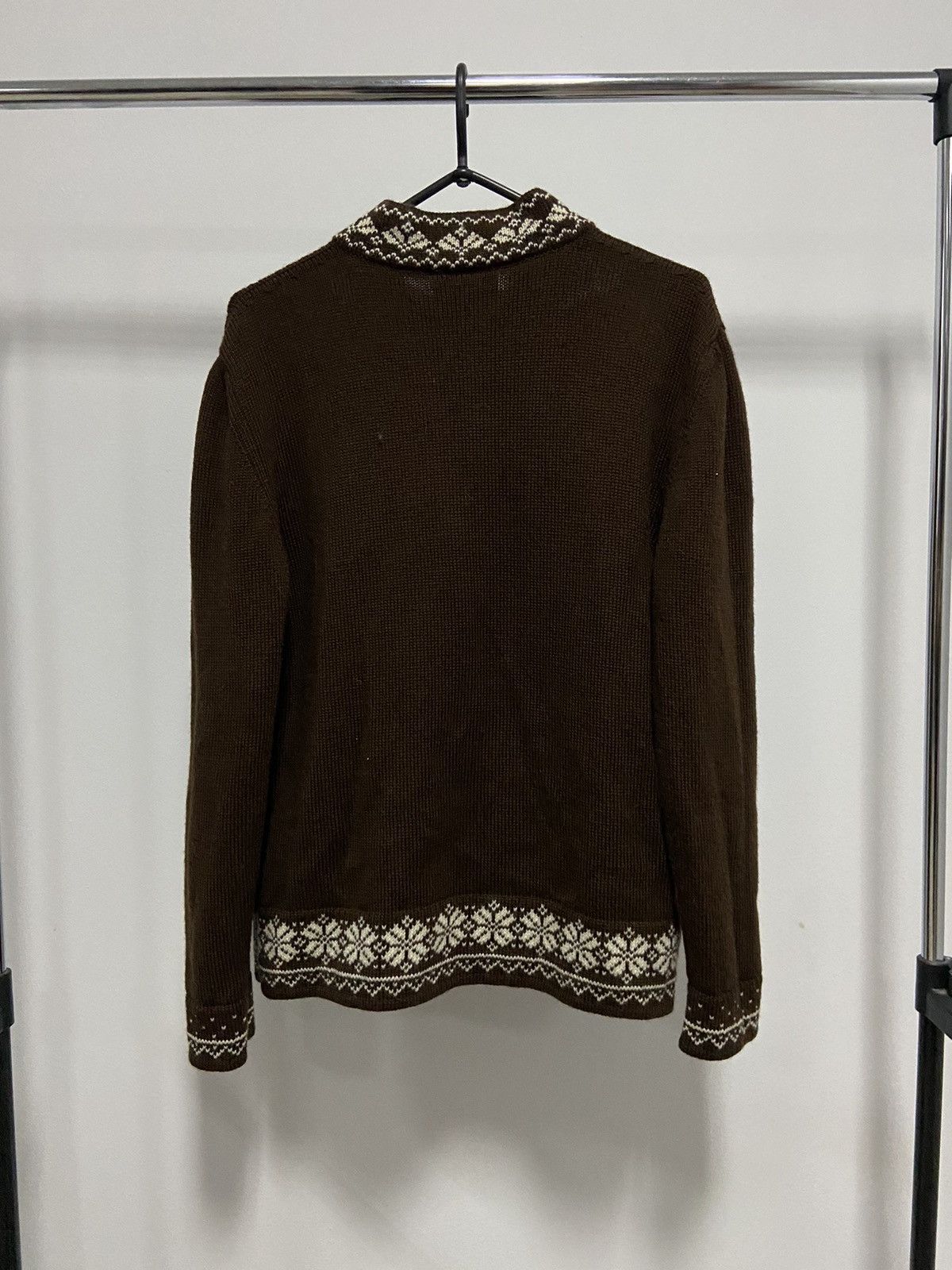 Dale Of Norway Dale Of Norway 1/3 zip Sweater Knitted Vintage brown Size US XL / EU 56 / 4 - 3 Thumbnail