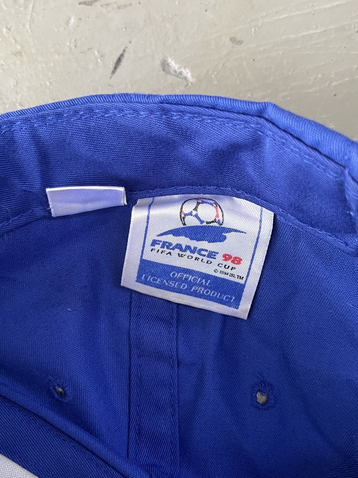 Vintage Vintage 1998 France World Cup Hat Japan Team Size ONE SIZE - 9 Thumbnail