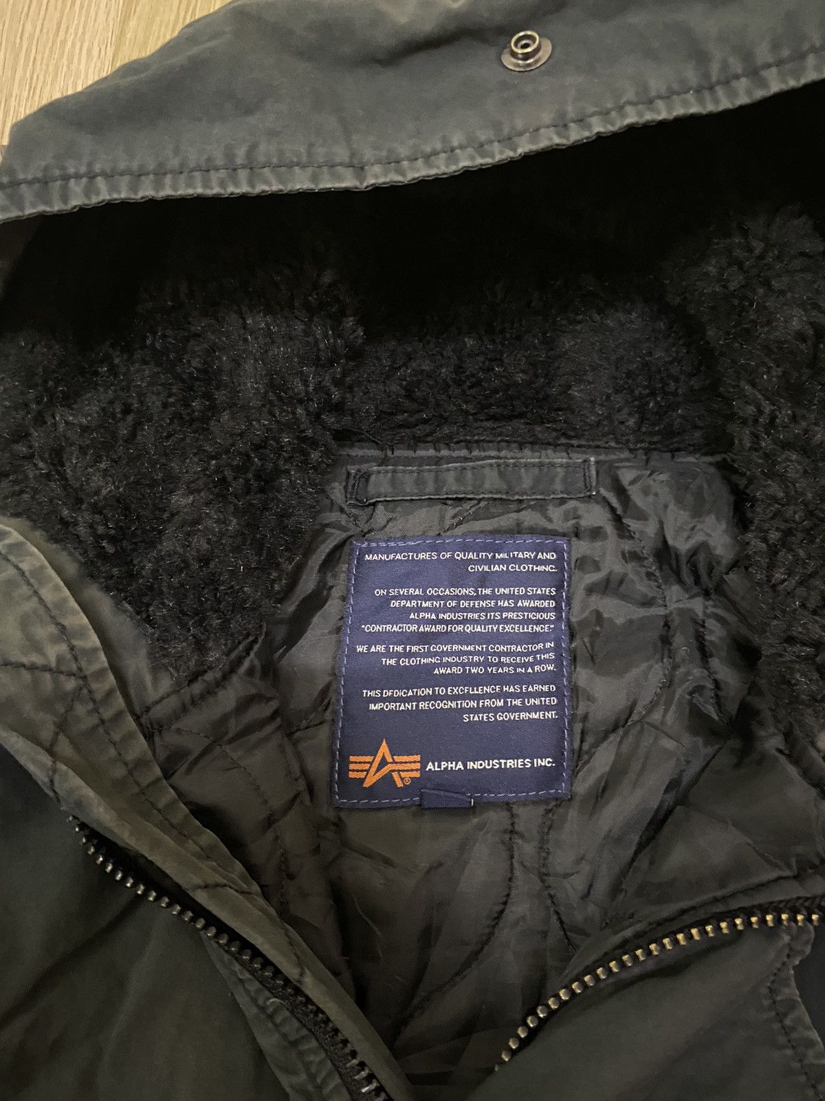 Alpha Industries × Vintage Vintage Alpha Industries military parka Size US L / EU 52-54 / 3 - 5 Thumbnail