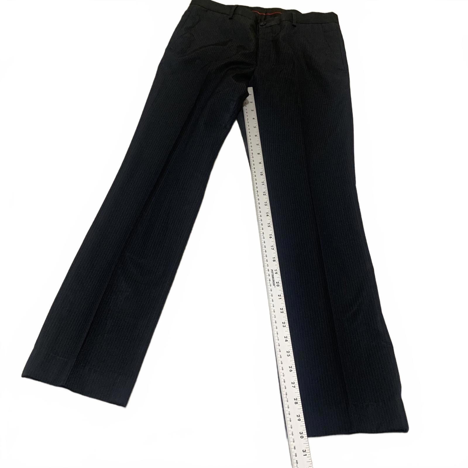 Other John Miller Super Crease Men's W32 Black Dress Pants Size 38R - 6 Thumbnail