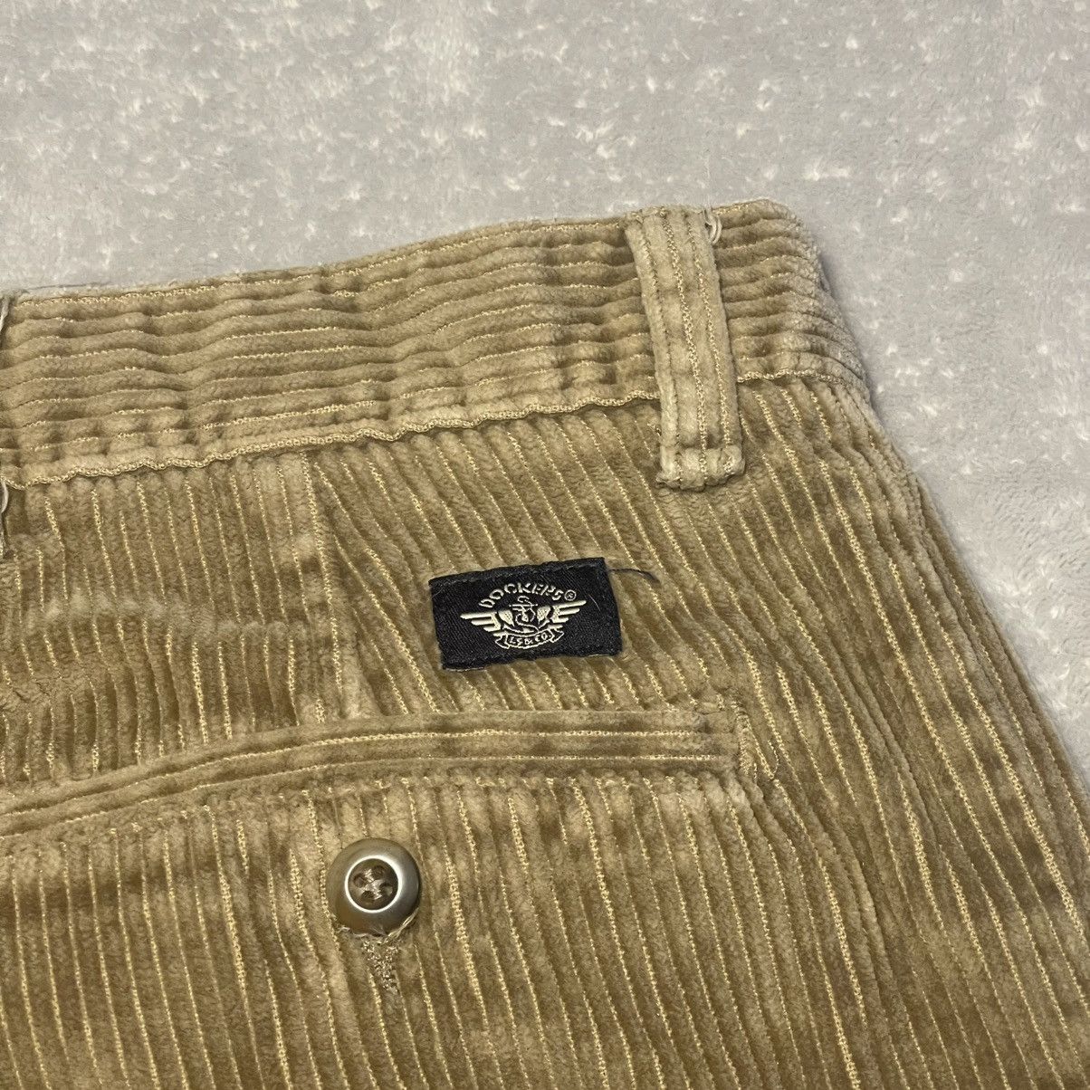 Dockers Vintage 90s Dockers Khakis Mens 44x32 Tan Corduroy Pants Size US 41 - 6 Thumbnail