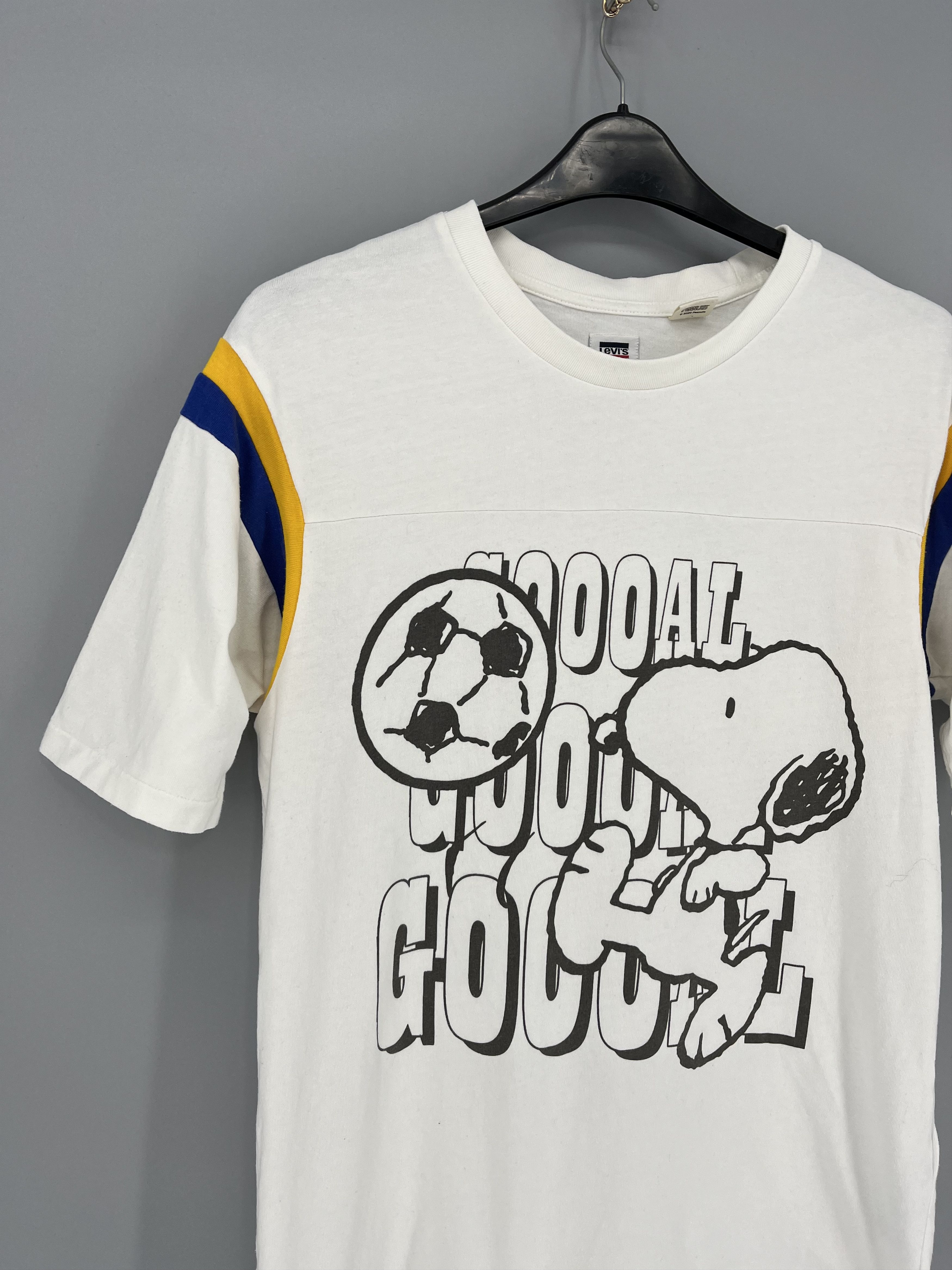 Levi's Football Tee Gooaal Snoopy Peanuts Tee T-Shirt Size XS Size US XS / EU 42 / 0 - 3 Thumbnail