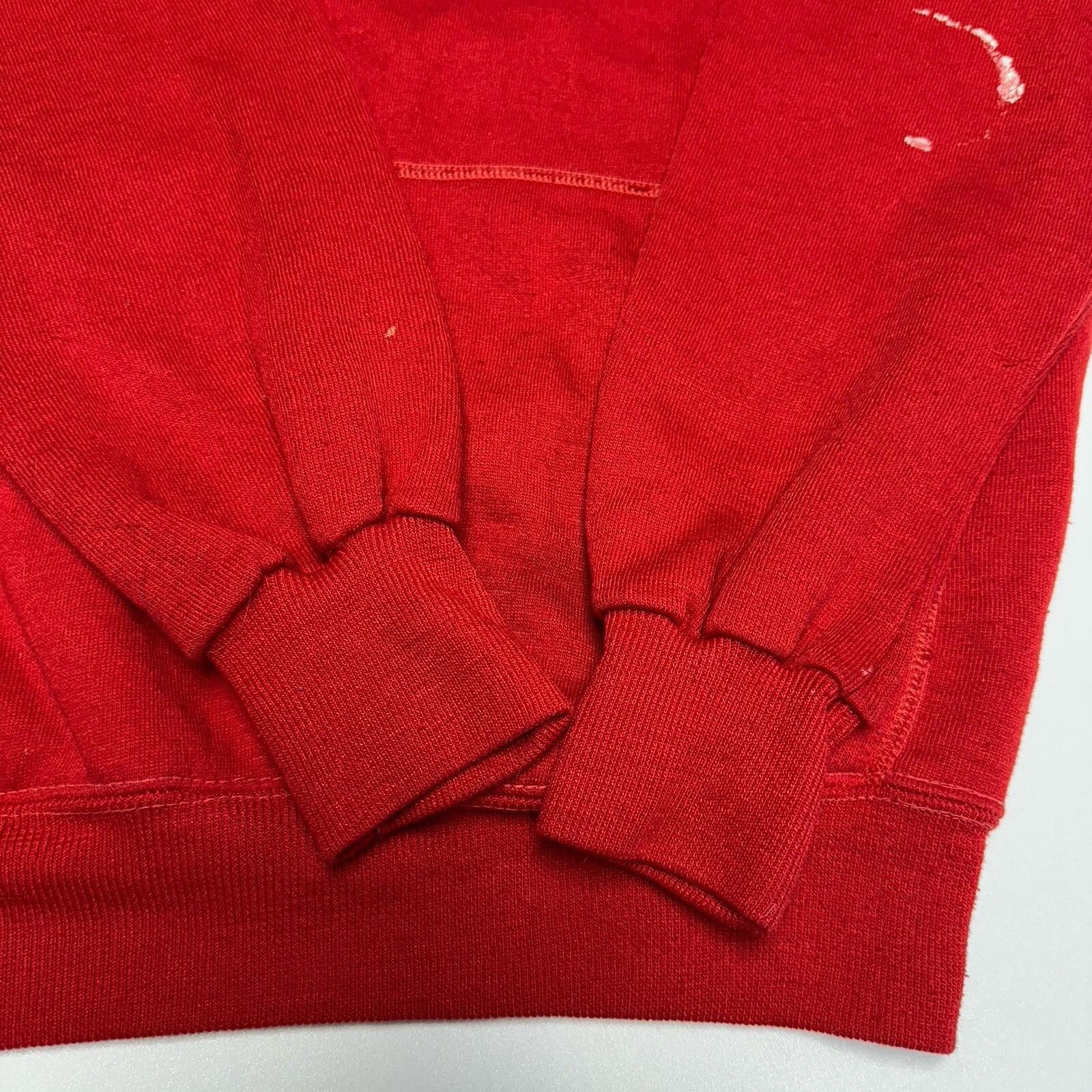 Vintage Vintage 70s 80s Sweat Hoodie Adult S/M Red Sweatshirt Size US M / EU 48-50 / 2 - 9 Thumbnail