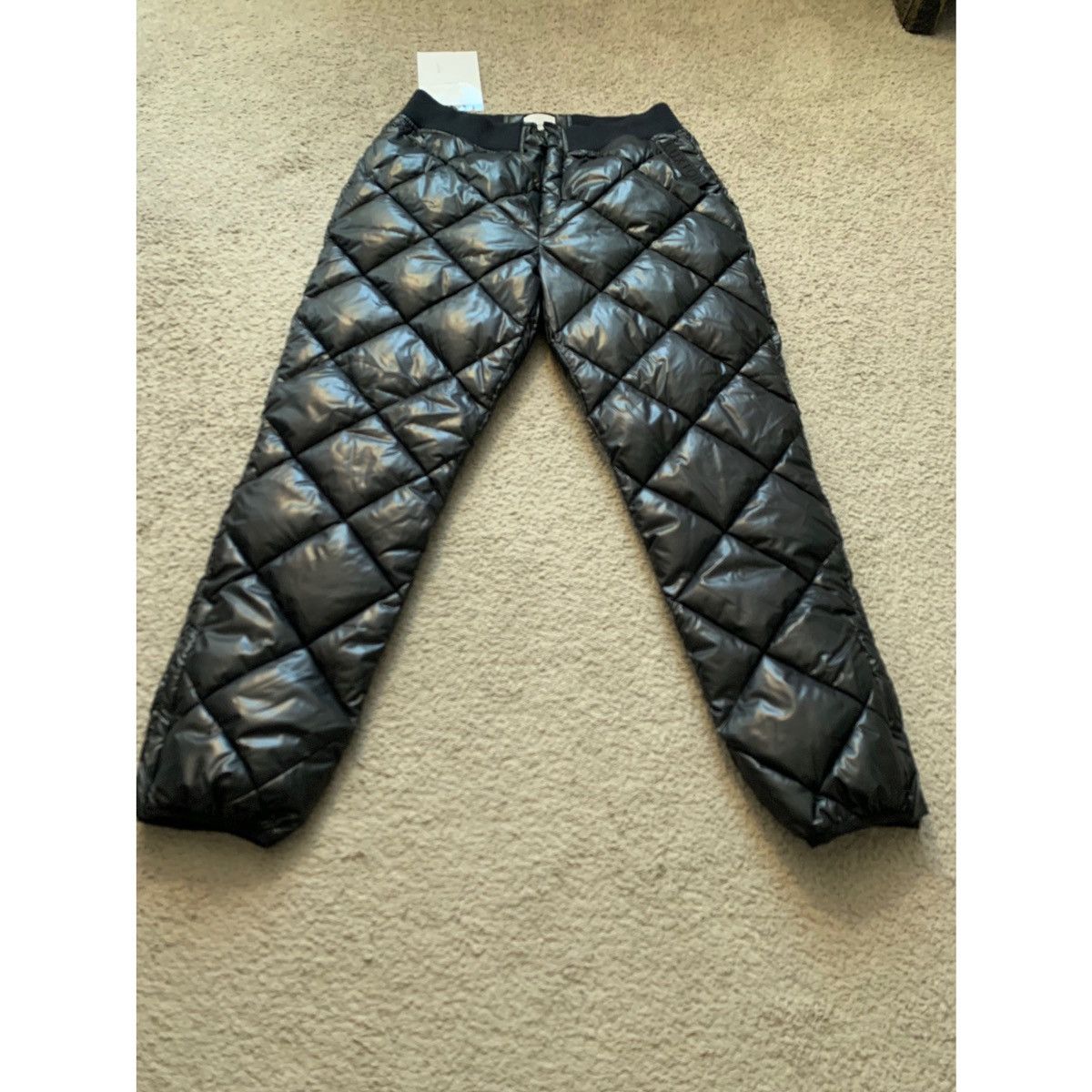 Other LUXTON LUXURY BLACK QUILTED PUFFER PANTS Size US 32 / EU 48 - 7 Thumbnail