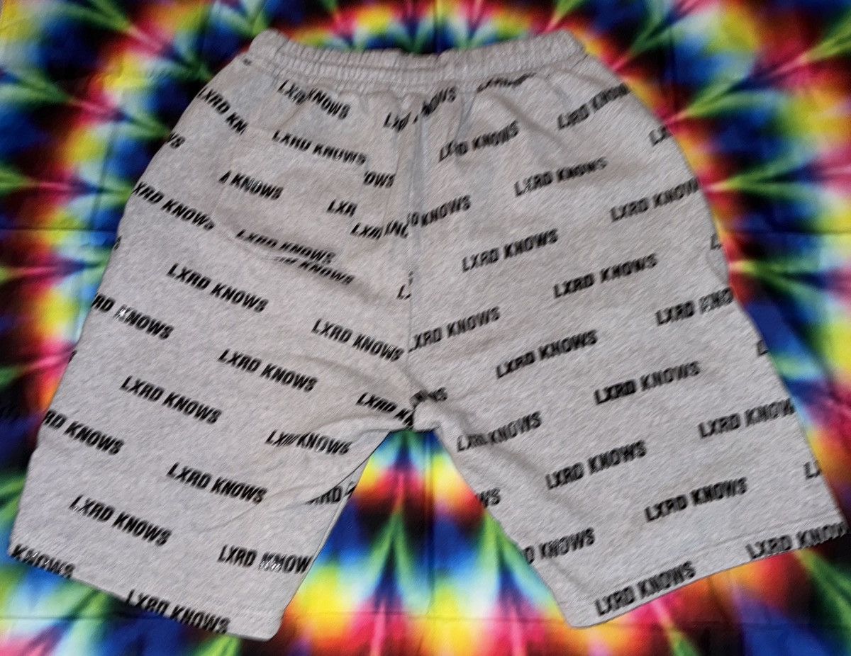 Lxrdknows Lxrd Knows All Over Print Sweatshorts Grey Size US 38 / EU 54 - 2 Thumbnail
