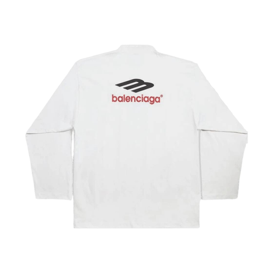 Balenciaga o1srvl11e0426 3B Sports Icon Long Sleeve T-Shirt Oversized Size US S / EU 44-46 / 1 - 2 Thumbnail