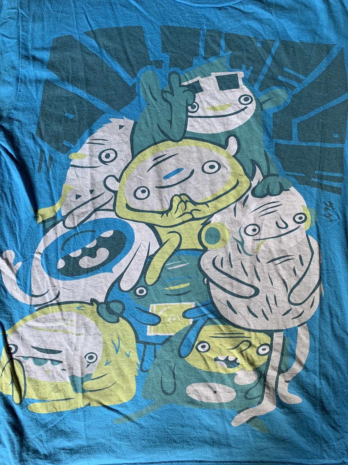 ALL TIME LOW Cartoons Prints tee.: