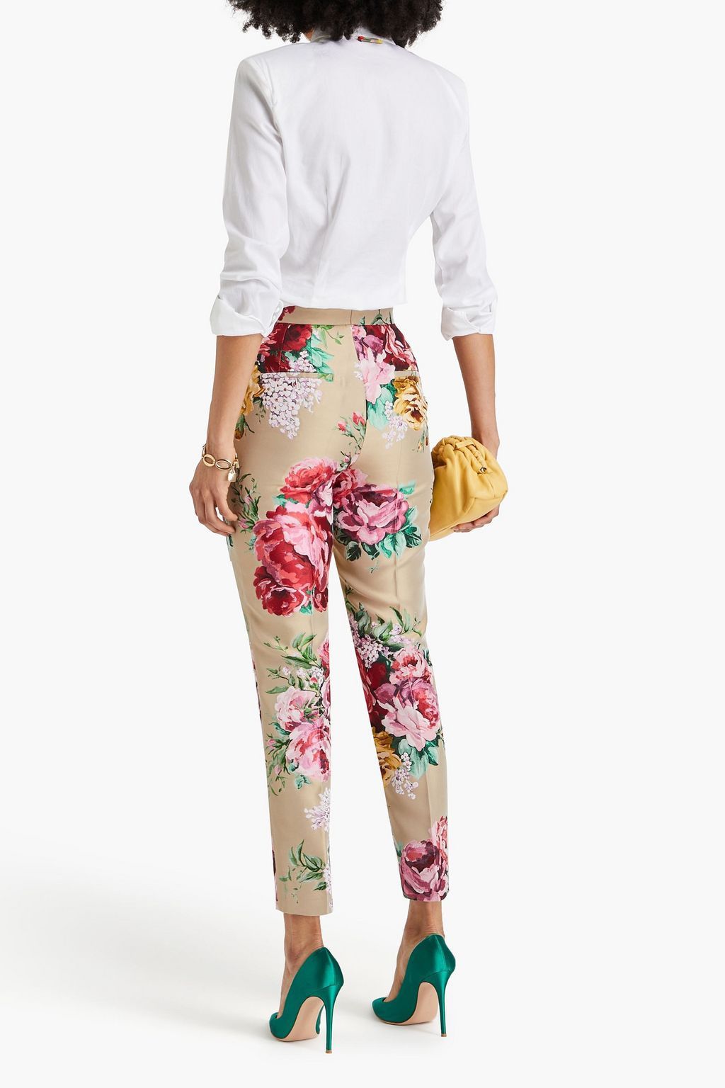 Dolce & Gabbana o1y0925 Floral-Print Sweatpant in Multicolor Size 25" / US 0 / IT 36 - 3 Thumbnail
