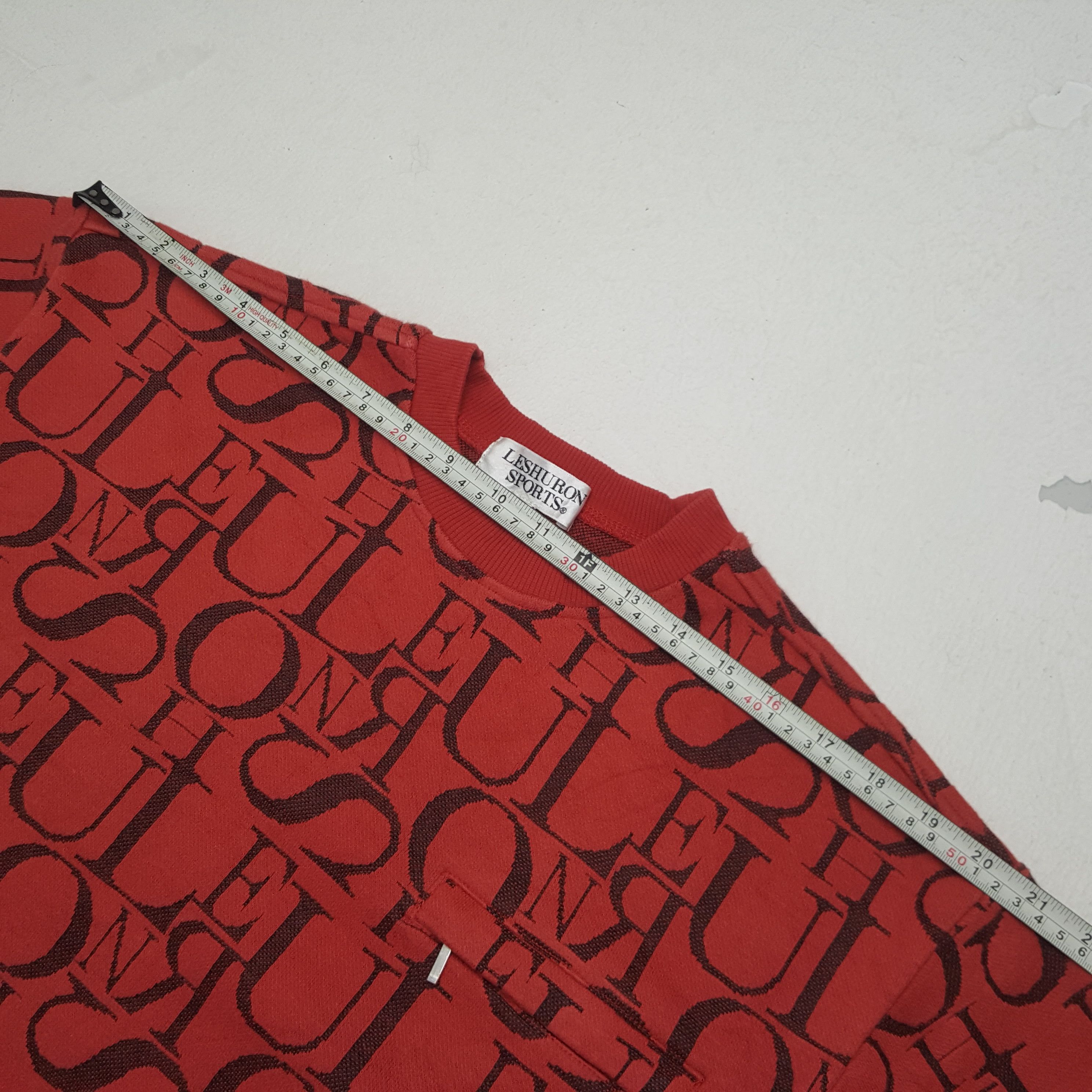 Vintage Vintage Leshuron Sports Full Printed Sweatshirt Size US M / EU 48-50 / 2 - 5 Thumbnail