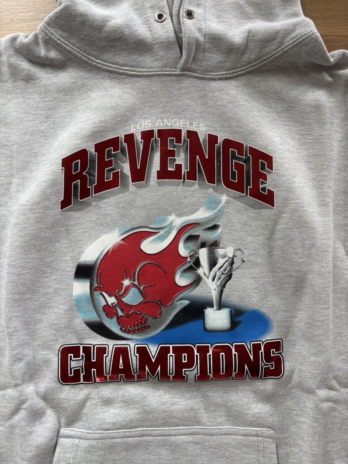 Revenge Revenge Champions Trophy Grey Hoodie Size US M / EU 48-50 / 2 - 4 Thumbnail
