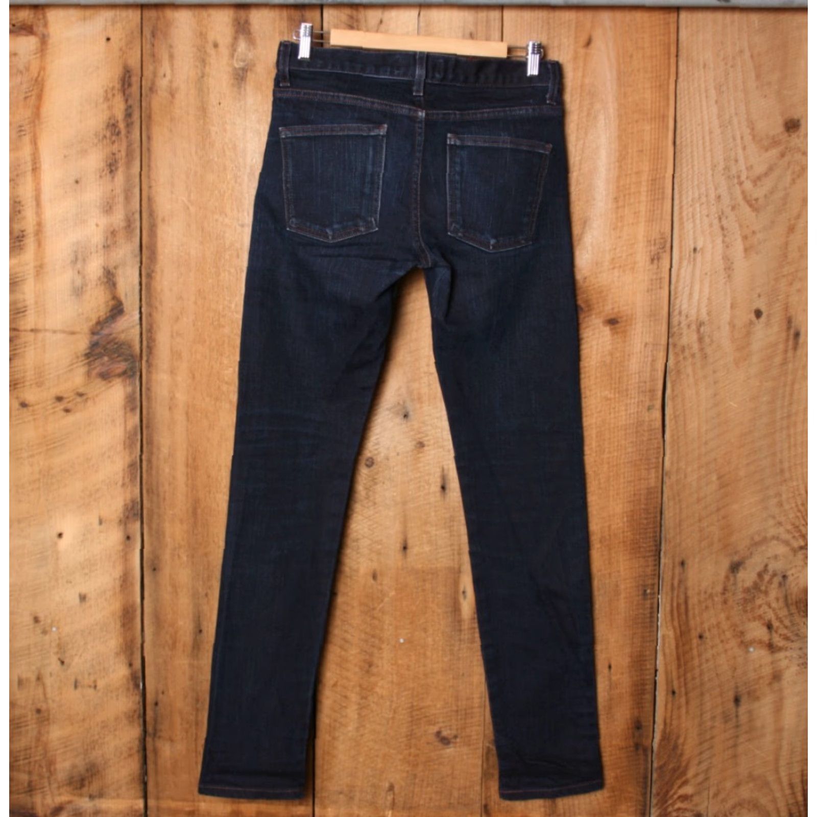 Vintage NAKED & FAMOUS Denim Skinny Guy Red Weft Stretch Selvedge Jeans ≈ Sz. 30x33 | 5-Pocket | Slim Fit | Blue Denim Jeans Men Regular Rise 8-10in 30x33 Size US 30 / EU 46 - 3 Thumbnail