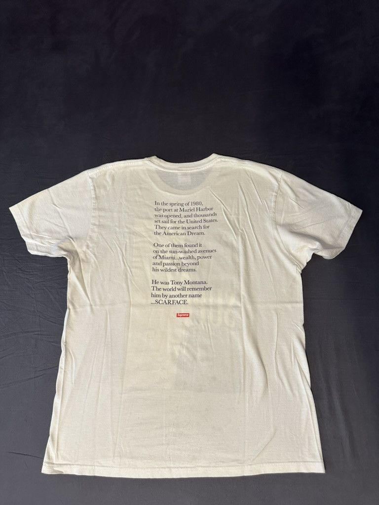 Supreme Supreme Scarface Split Tee White Grailed