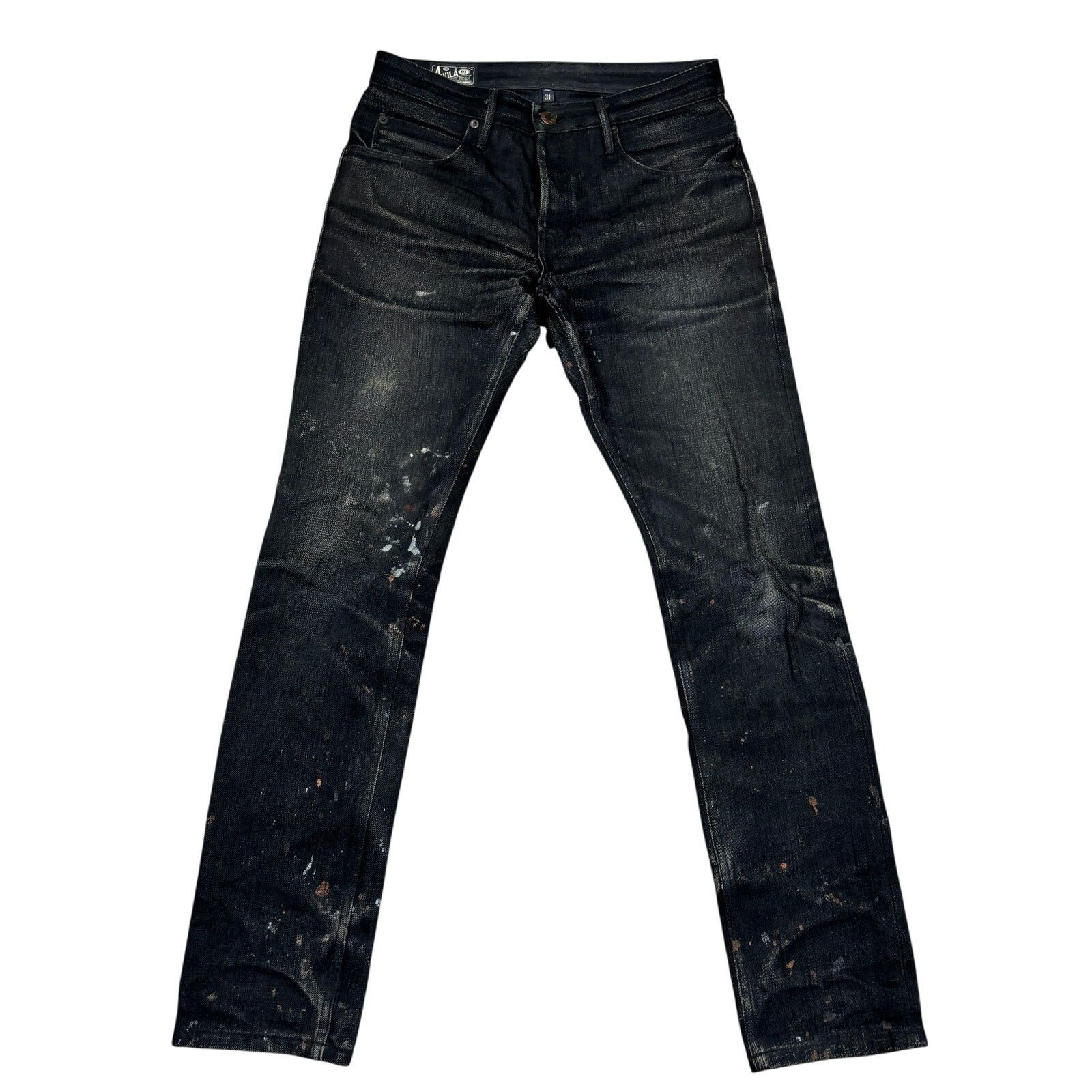 Freenote Cloth Freenote Cloth Avila Slim Fit Selvedge Denim Jeans 31x33.5 Size US 31 - 1 Thumbnail