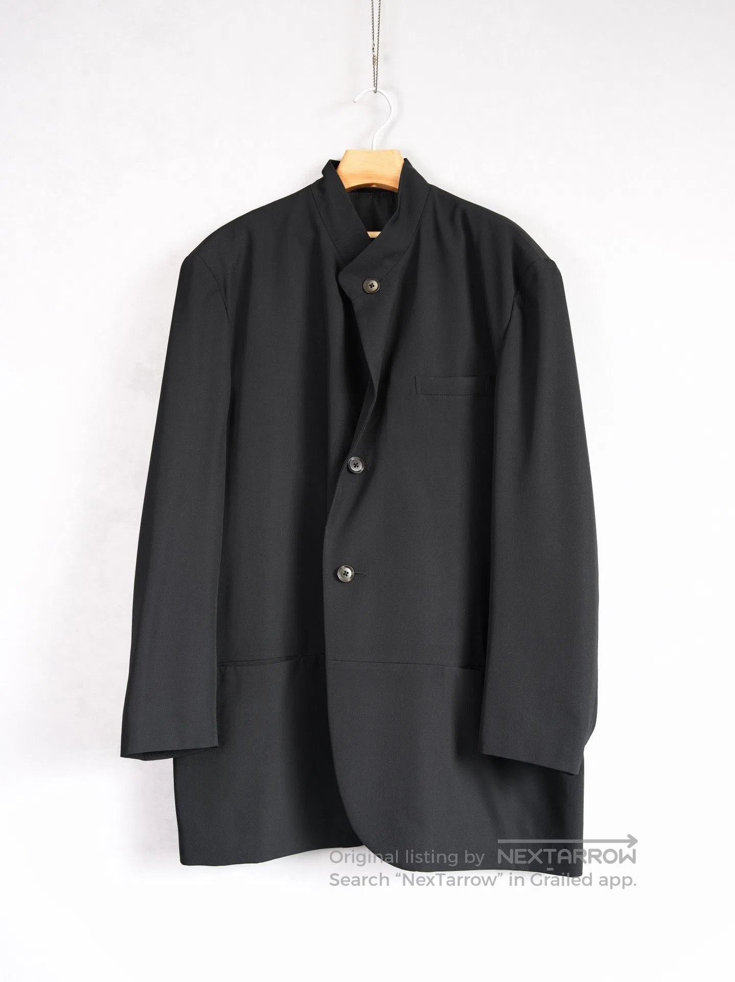 Yohji Yamamoto Yohji Yamamoto 01SS Back Pleated Coat. Size US M / EU 48-50 / 2 - 6 Thumbnail