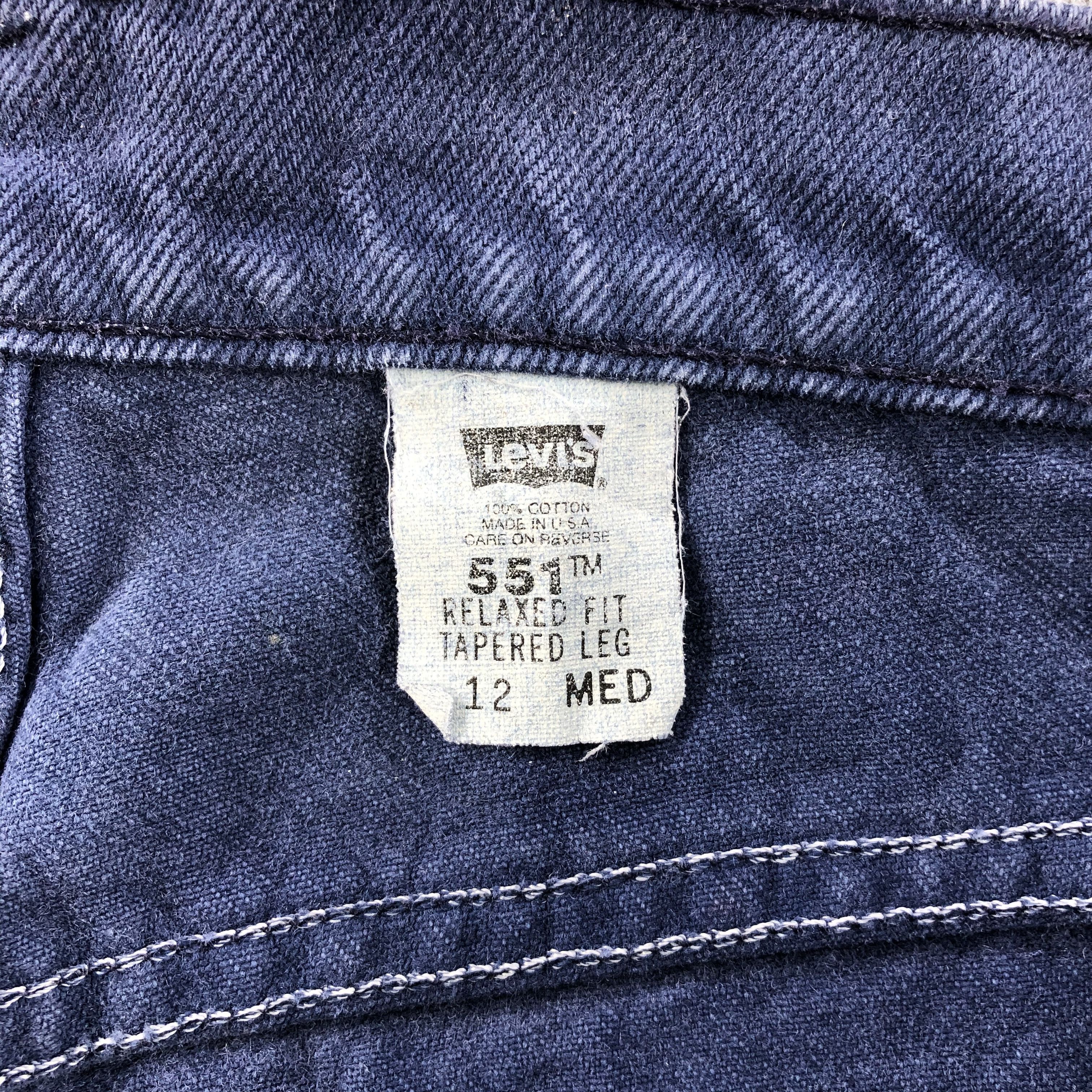 Levi's Vintage 90s Levis 551 Jeans-J1253 Size US 30 / EU 46 - 9 Thumbnail