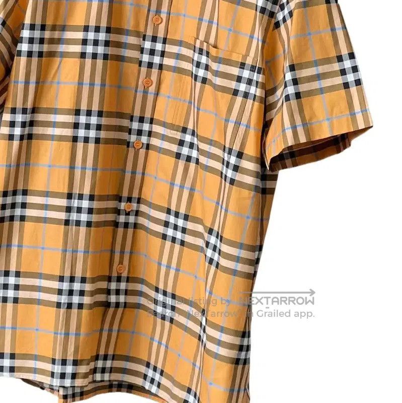 Burberry Burberry Classic Khaki Check Short Sleeve Shirt. Size US XS / EU 42 / 0 - 4 Thumbnail
