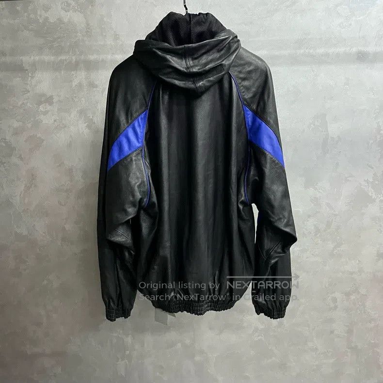 Balenciaga Balenciaga Color block letter logo print hooded leather ja Size US M / EU 48-50 / 2 - 5 Thumbnail