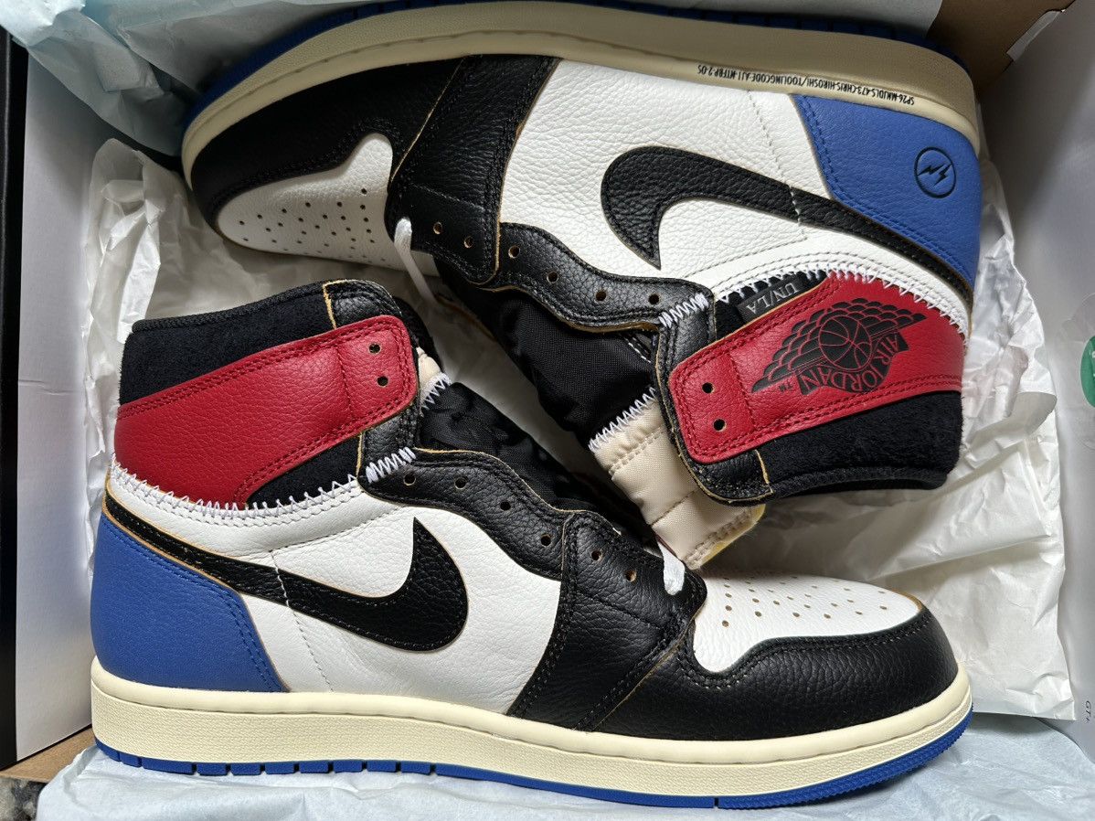 Nike Fragment x Union Air Jordan 1s sz 11 Size US 11 / EU 44 - 2 Thumbnail
