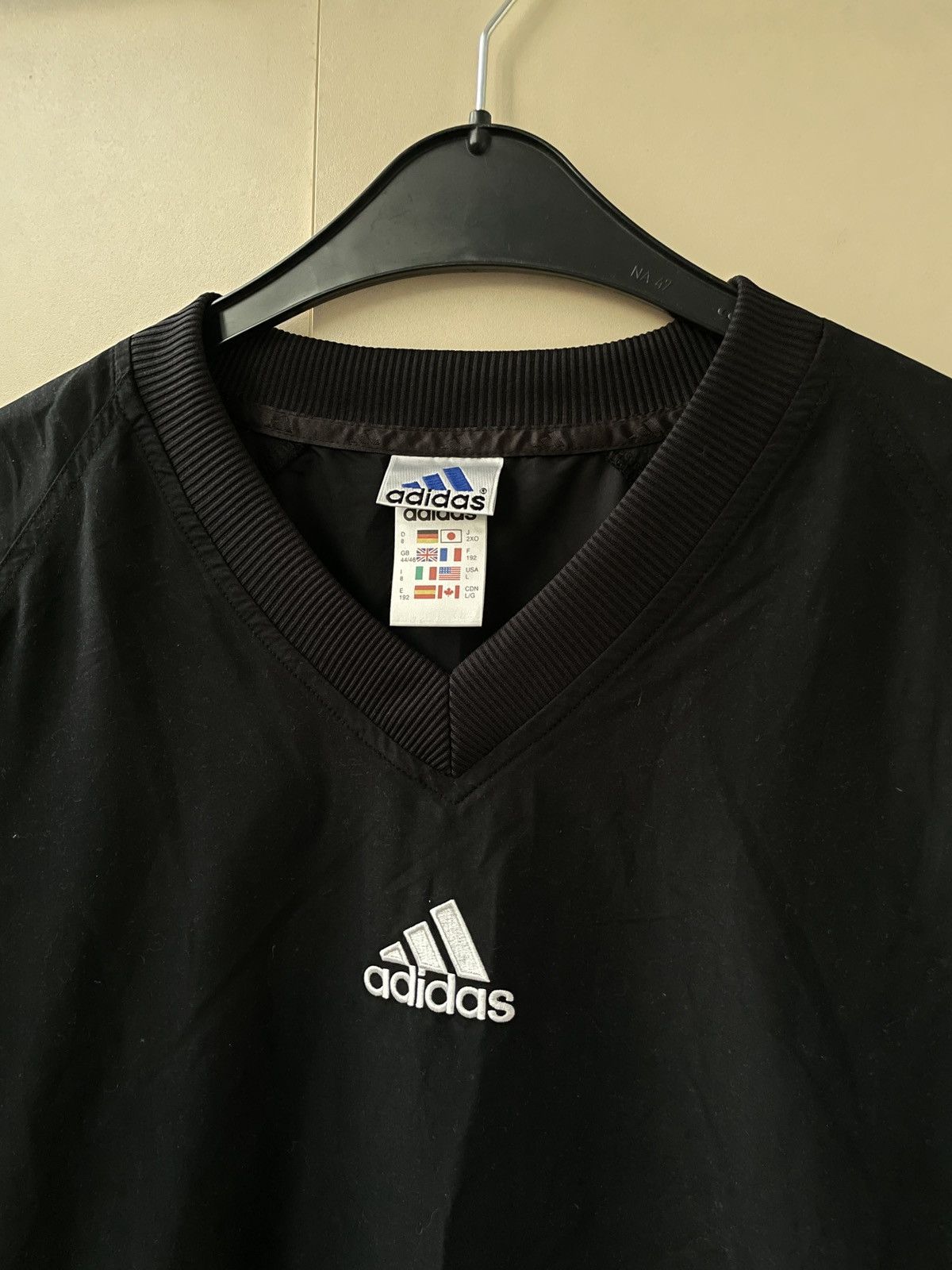 Adidas Vintage 2001 Adidas Rugby Bath Sweatshirt Jacket Nylon Size US L / EU 52-54 / 3 - 2 Thumbnail