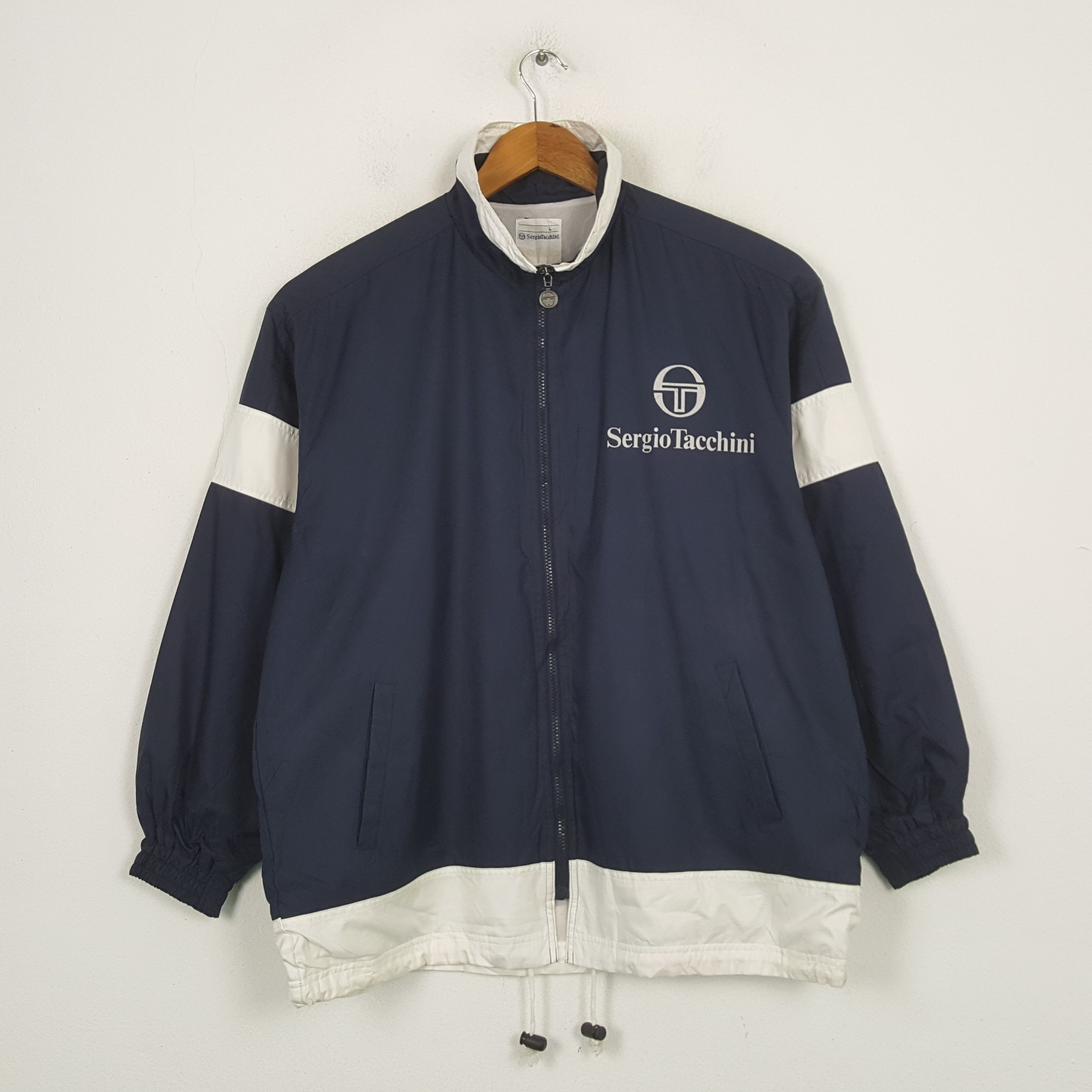 Sergio Tacchini Vintage Sergio Tacchini Windbreaker Tennis Jacket C302N20 Size US XL / EU 56 / 4 - 1 Thumbnail