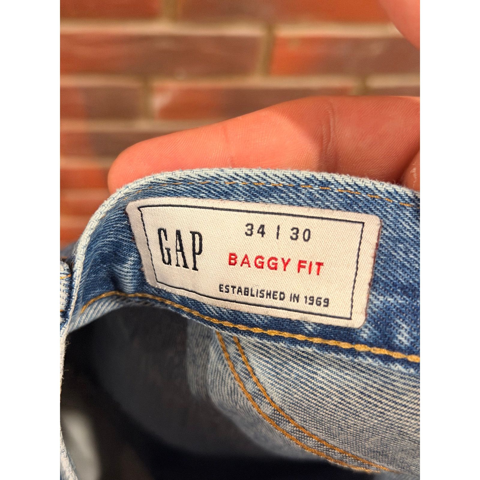 Gap Gap Baggy Ripped Jeans Size US 34 / EU 50 - 6 Thumbnail