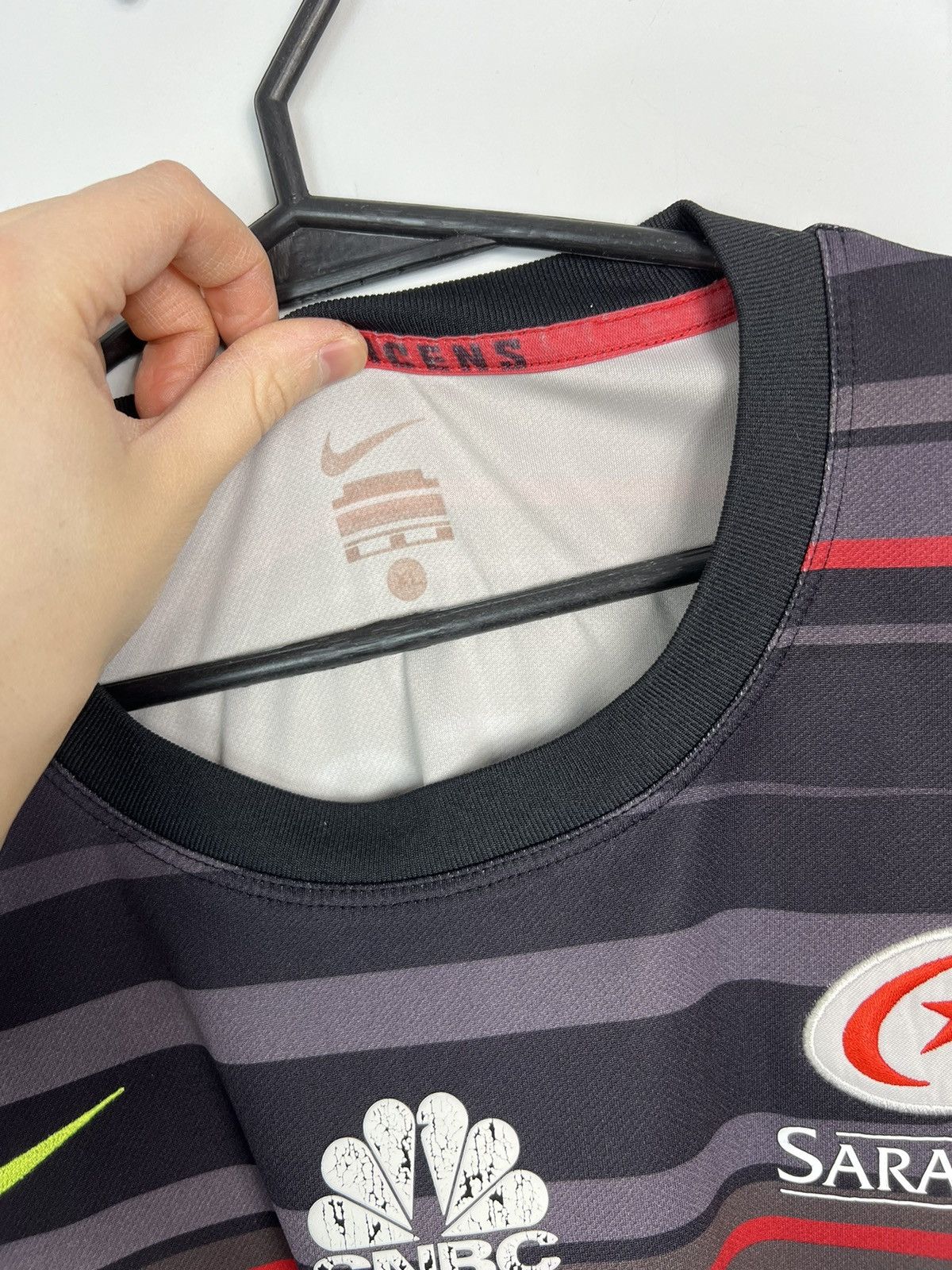 Nike Tshirt Nike Saracens 2014 Rugby Size US XL / EU 56 / 4 - 3 Thumbnail