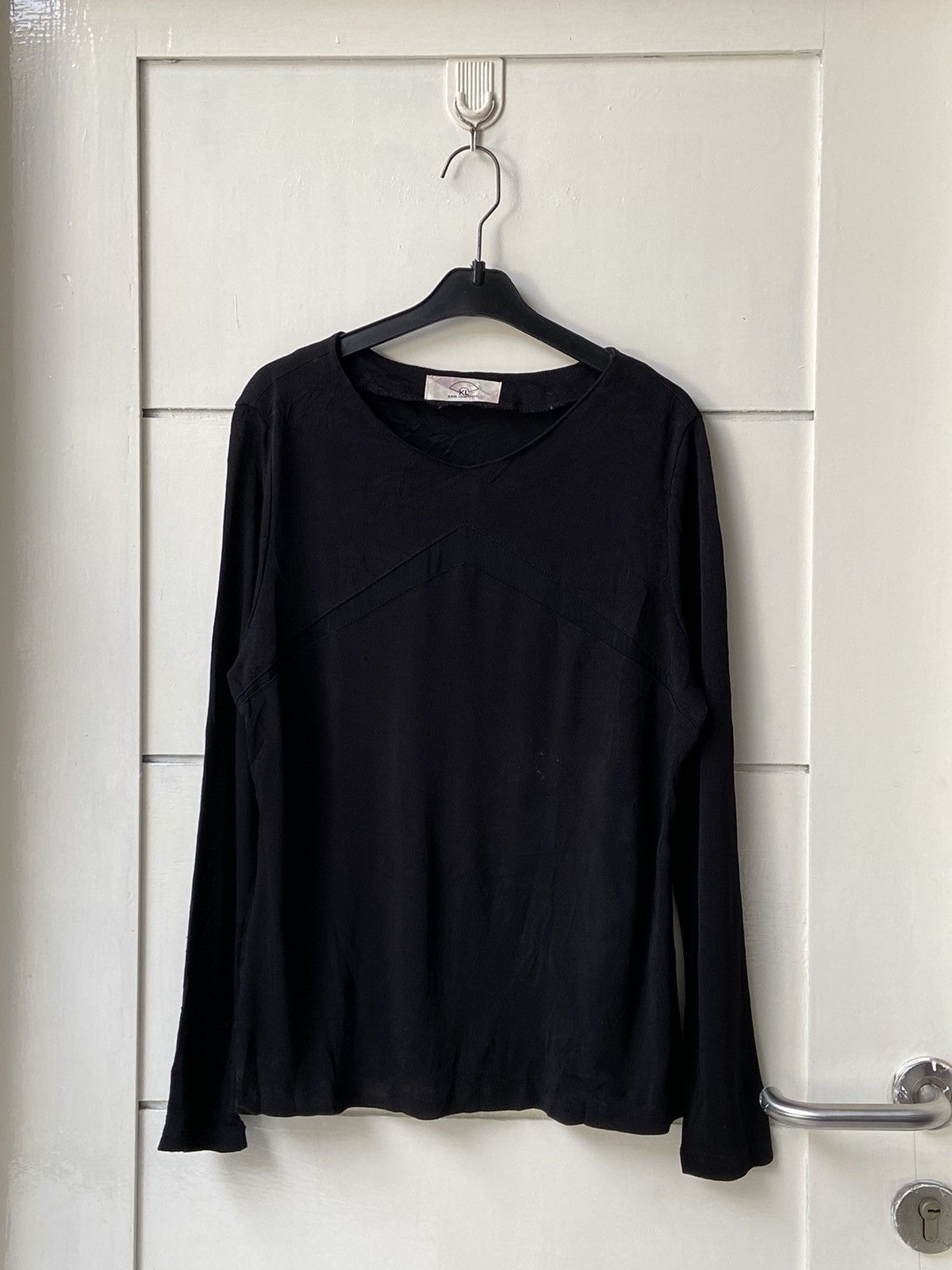 Karl Lagerfeld KARL LAGERFELD Black Blouse Size XS / US 0-2 / IT 36-38 - 9 Thumbnail