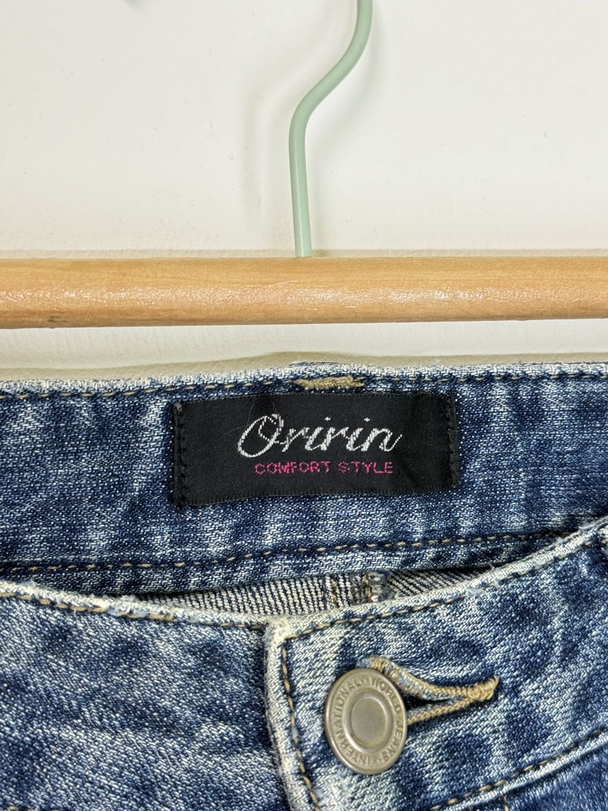Hysteric Glamour × If Six Was Nine × Japanese Brand FLARE ORIRIN BUSH PANT BOOT CUT DISTRESSED DENIM Size US 30 / EU 46 - 9 Thumbnail
