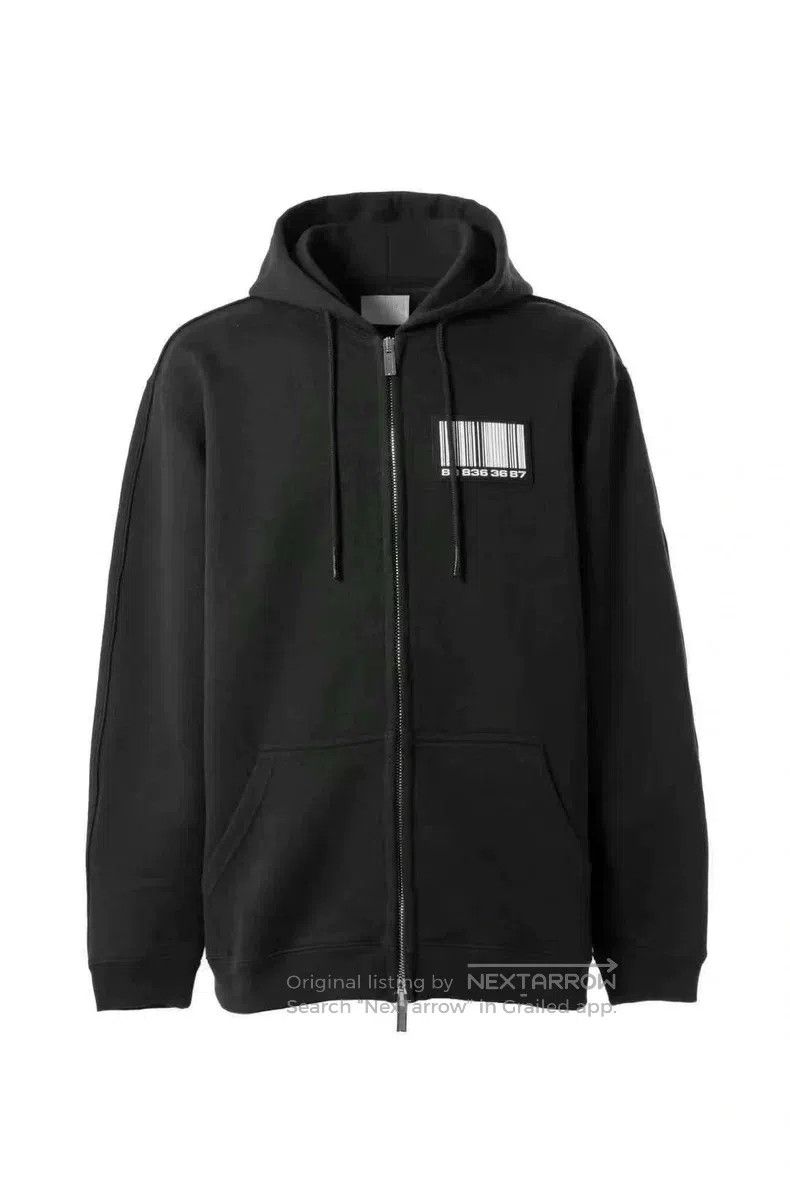 Vetements VETEMENTS Barcode logo zip-up hooded sweatshirt Size US L / EU 52-54 / 3 - 2 Thumbnail