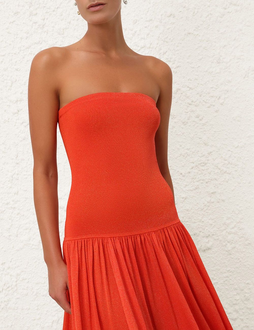 Zimmermann oc11z0525 Tranquility Maxi Dress in Red Size XS / US 0-2 / IT 36-38 - 3 Thumbnail