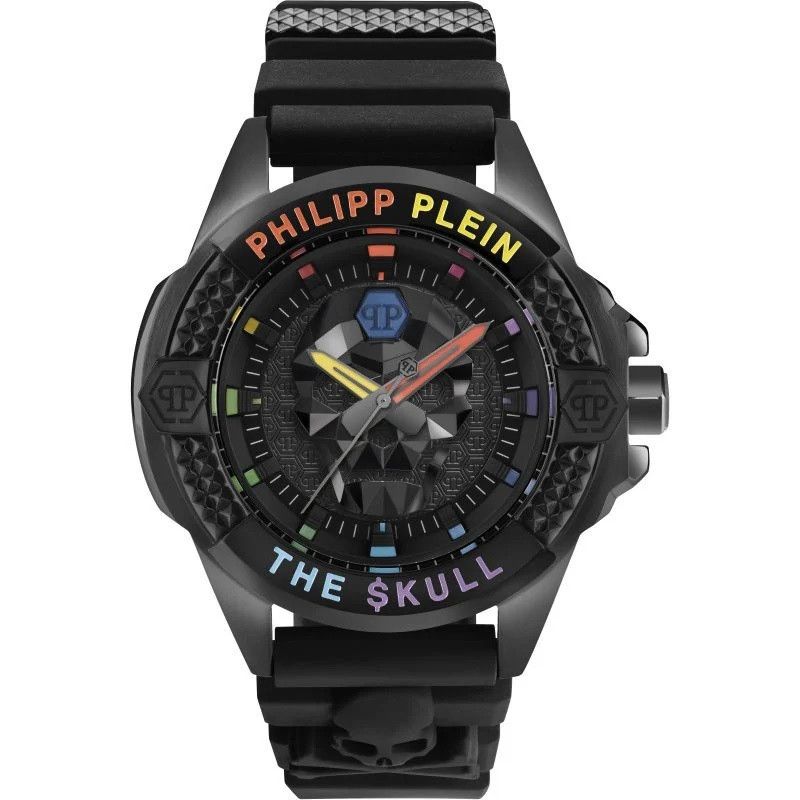 Philipp Plein The Skull Watch Men's Analog Quartz Pwaaa0621 in Black