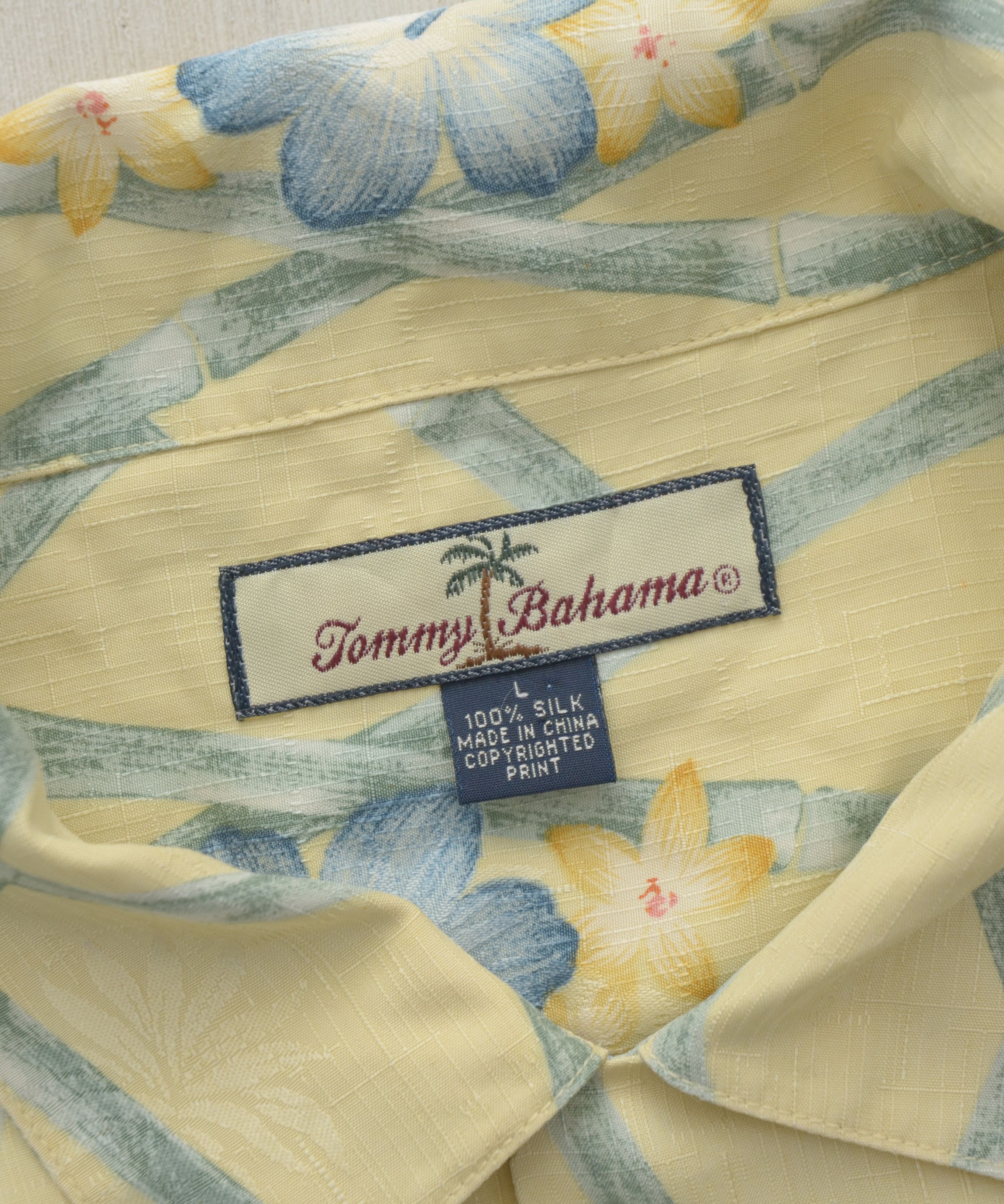 Tommy Bahama × Vintage Vintage 100% Silk Tommy Bahama Floral Hawaiian Aloha Shirt Size US L / EU 52-54 / 3 - 8 Thumbnail