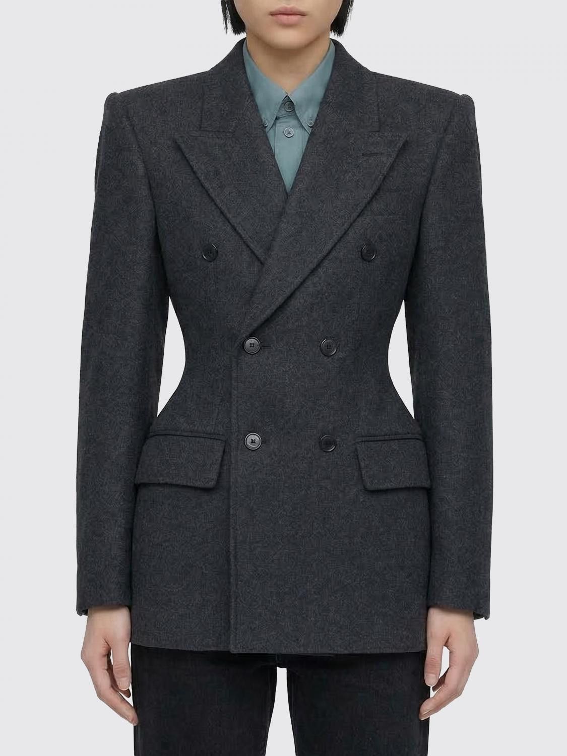Balenciaga Balenciaga Jacket Woman Grey Size S / US 4 / IT 40 - 1 Thumbnail