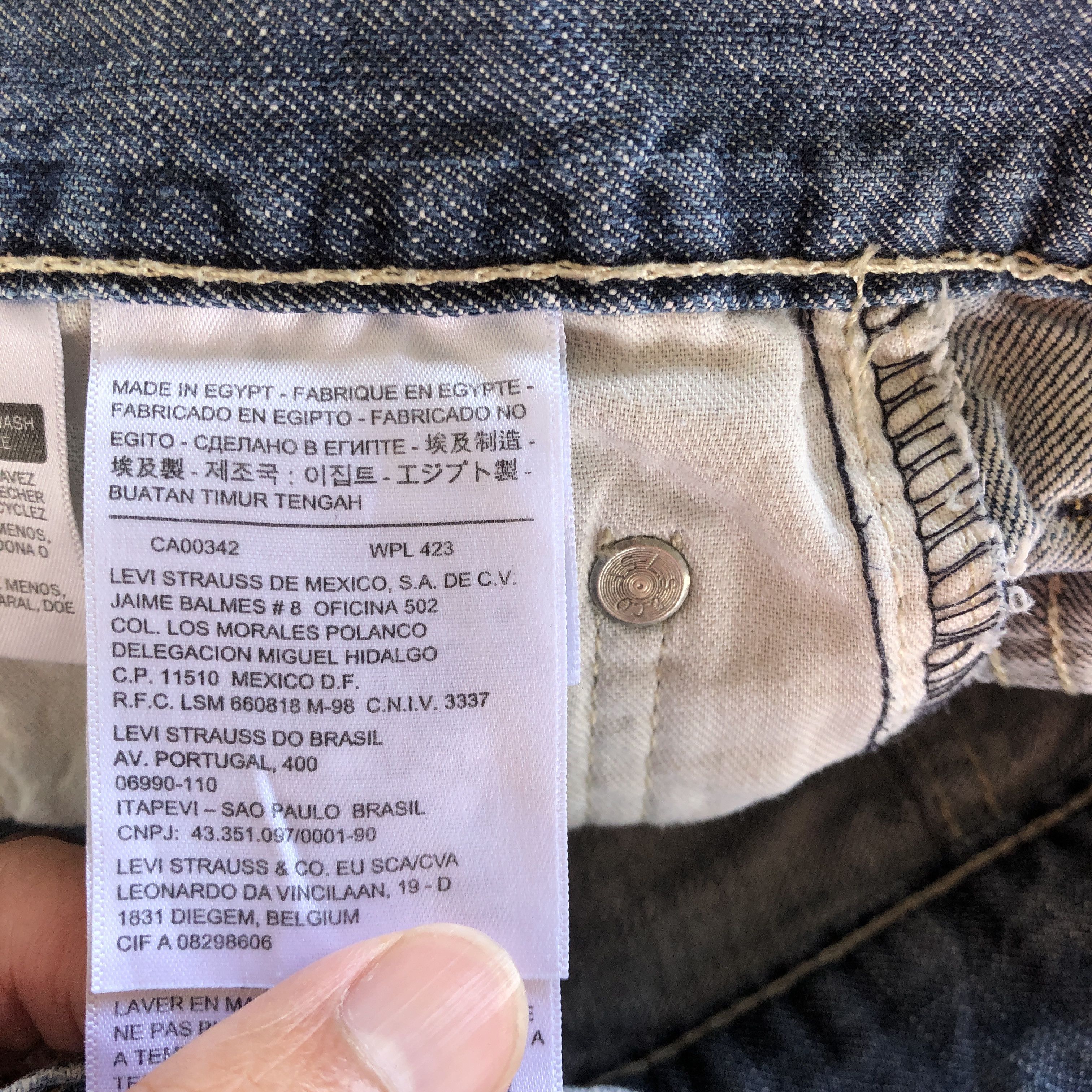 Levi's Crazy Y2K Baggy Levi's 569 Jeans Dark Blue Levis Cyber Denim Size US 34 / EU 50 - 9 Thumbnail